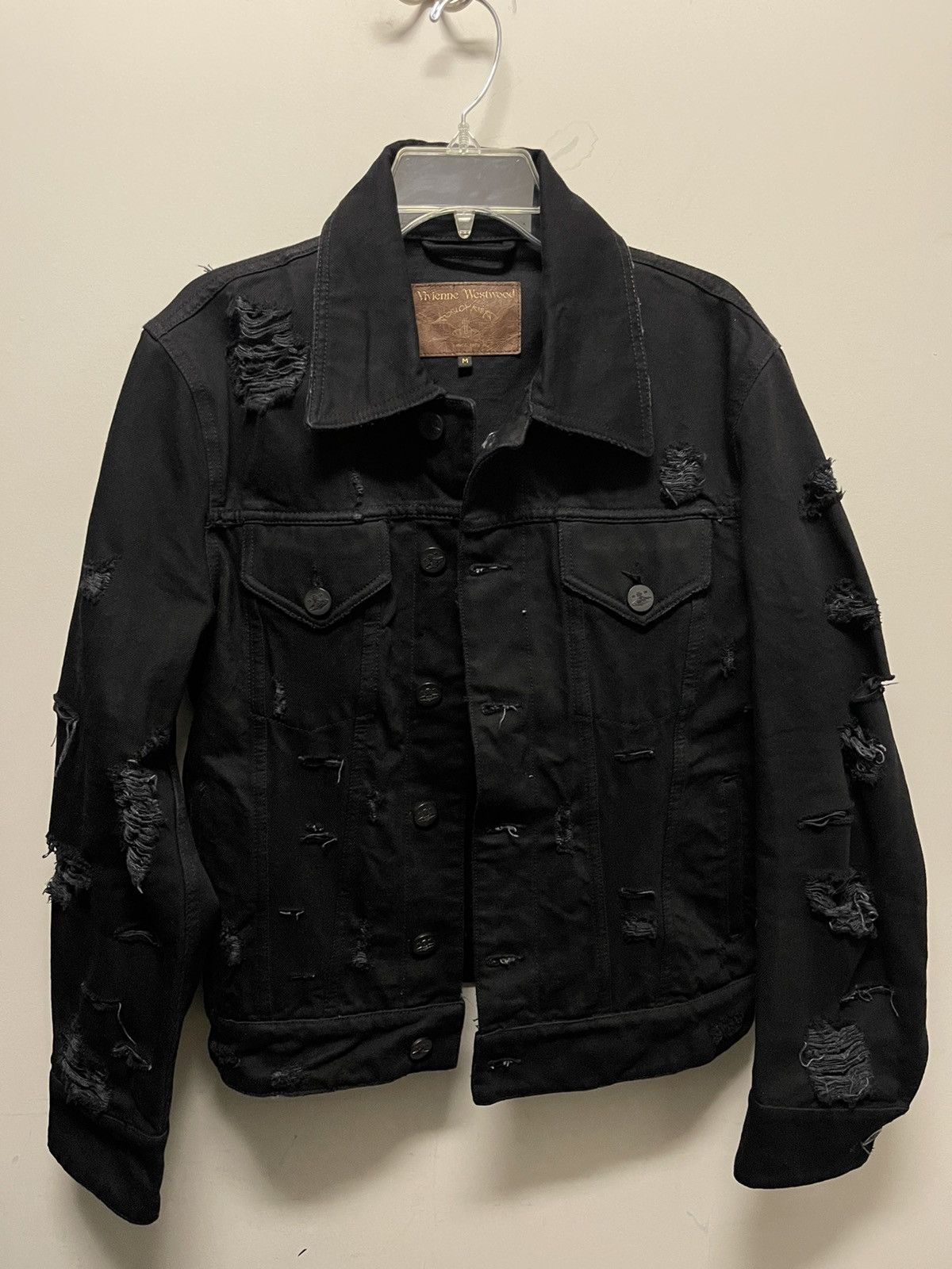 Vivienne Westwood Destroyed Denim Jacket | Grailed