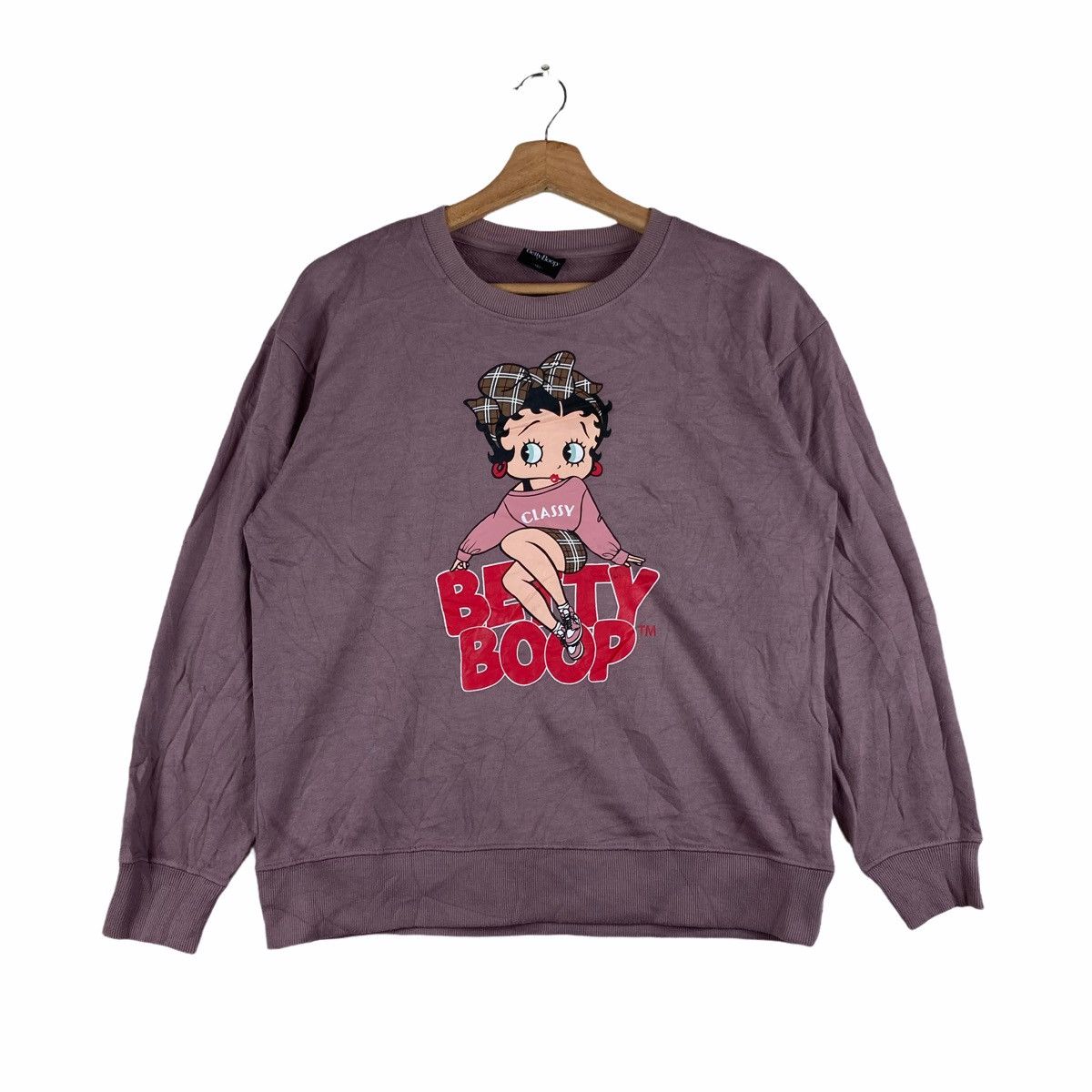 Vintage Vintage SWEATSHIRT BETTY BOOP pullover jumper Size US S / EU 44-46 / 1 - 1 Thumbnail