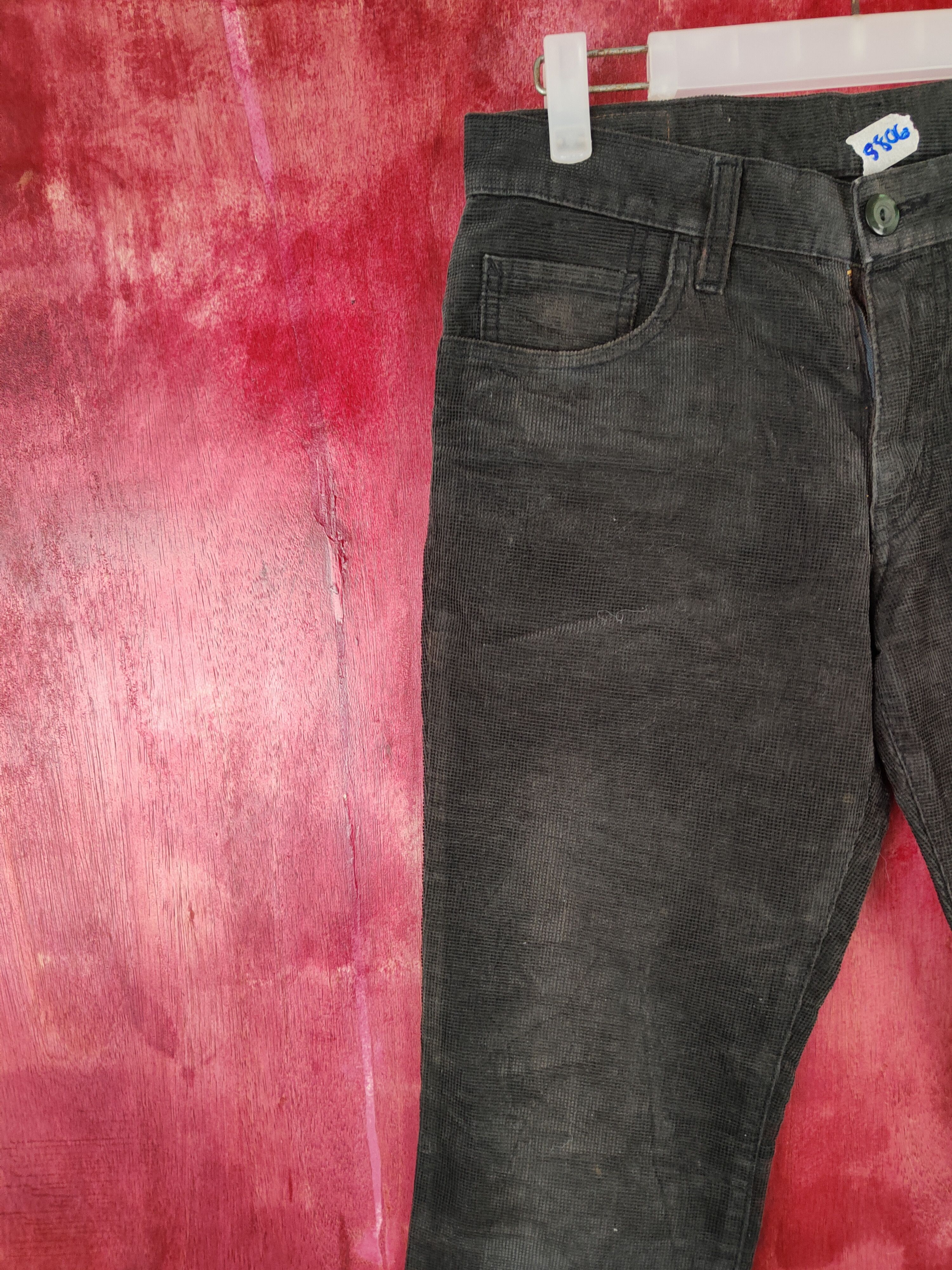 ABAHOUSE Abahouse Black Faded vintage Corduroy Pants #S583 Size 30" / US 8 / IT 44 - 3 Thumbnail