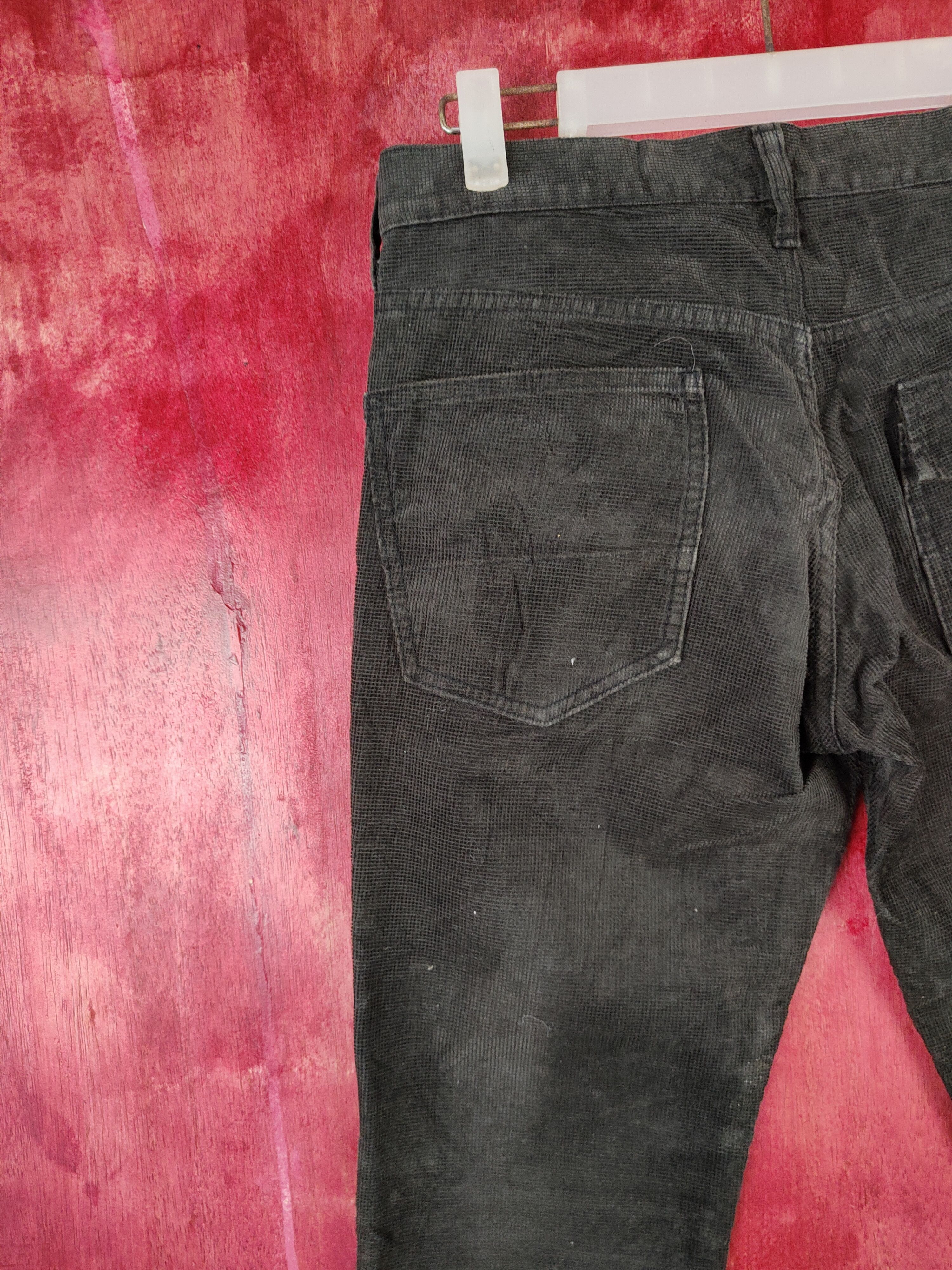 ABAHOUSE Abahouse Black Faded vintage Corduroy Pants #S583 Size 30" / US 8 / IT 44 - 8 Thumbnail
