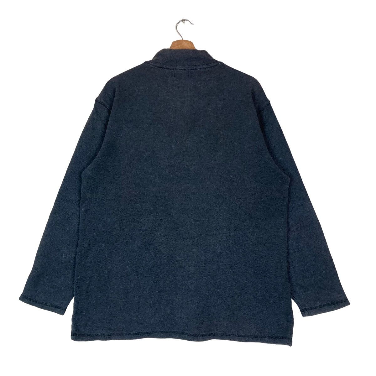 Calvin Klein Vintage Calvin Klein Quarter Zip Plain Pullover Jumper Size US M / EU 48-50 / 2 - 5 Thumbnail