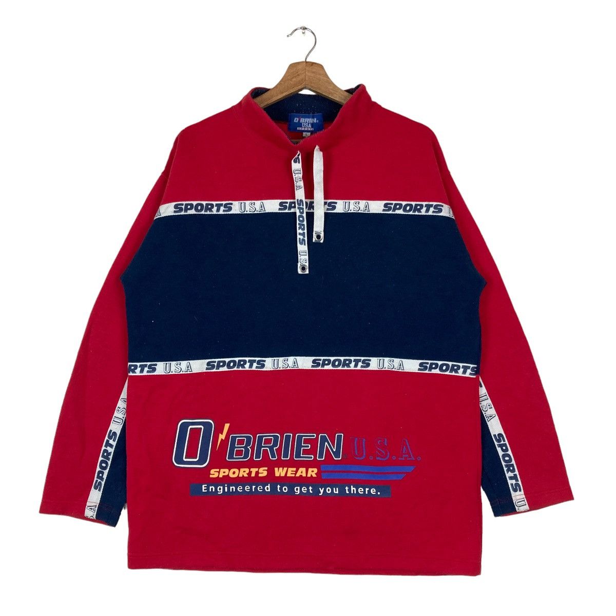Vintage Vintage O’Brien USA Sport Two Tone Pullover Jumper Sweatshir Size US L / EU 52-54 / 3 - 1 Thumbnail