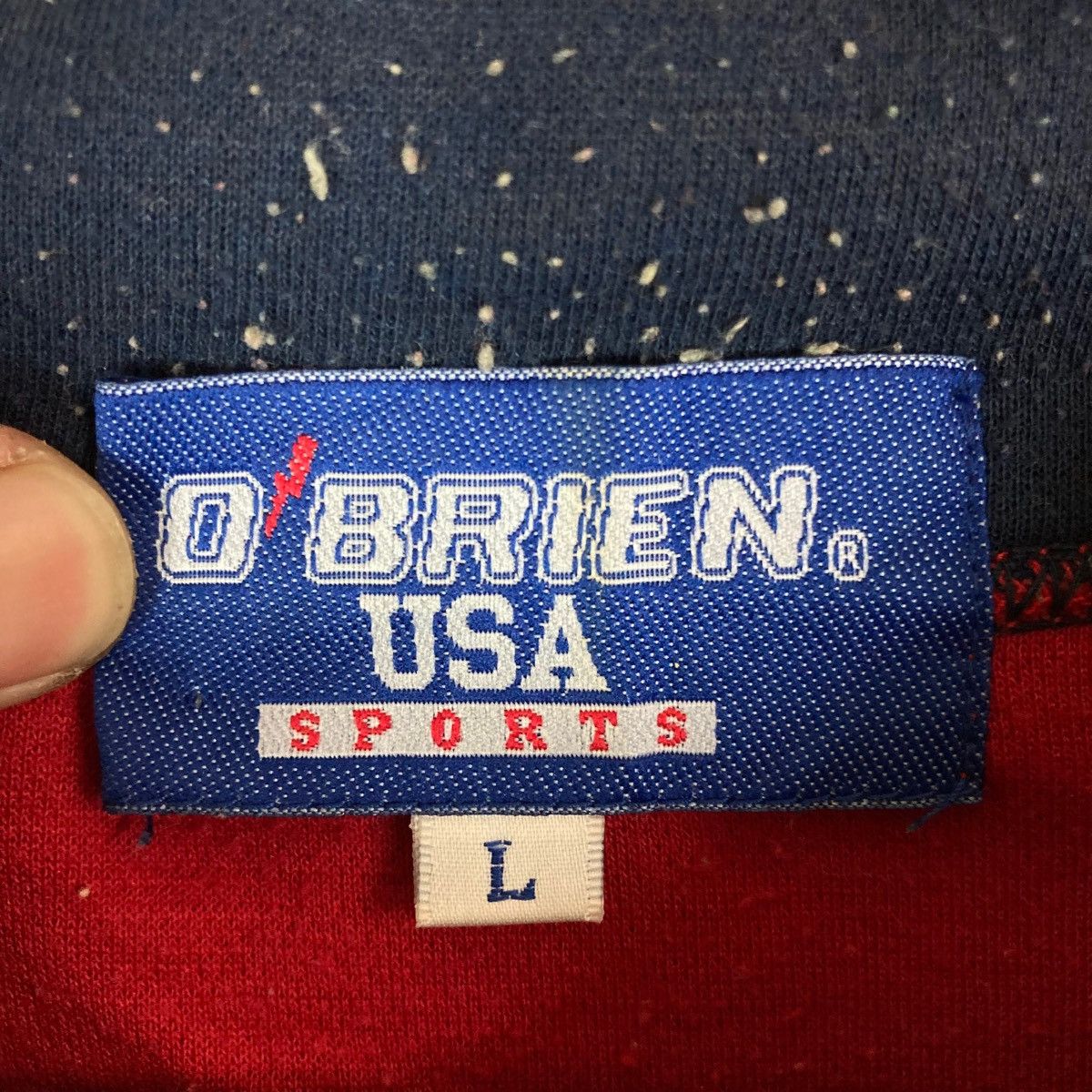 Vintage Vintage O’Brien USA Sport Two Tone Pullover Jumper Sweatshir Size US L / EU 52-54 / 3 - 6 Thumbnail