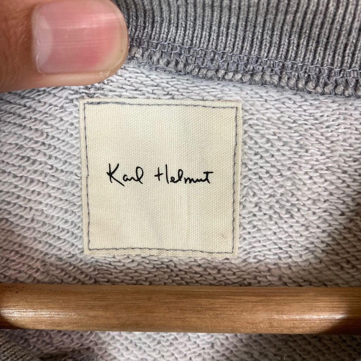 Karl Helmut Vintage Karl Helmut Quarter Zip Pullover Jumper Sweatshirt Size US M / EU 48-50 / 2 - 11 Thumbnail