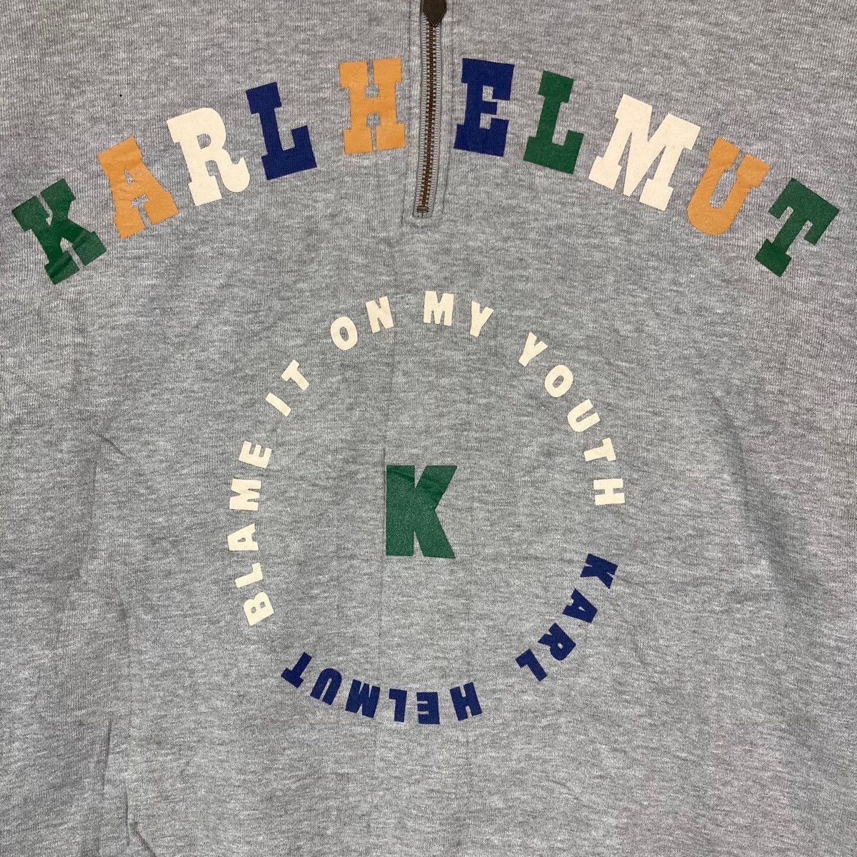 Karl Helmut Vintage Karl Helmut Quarter Zip Pullover Jumper Sweatshirt Size US M / EU 48-50 / 2 - 3 Thumbnail