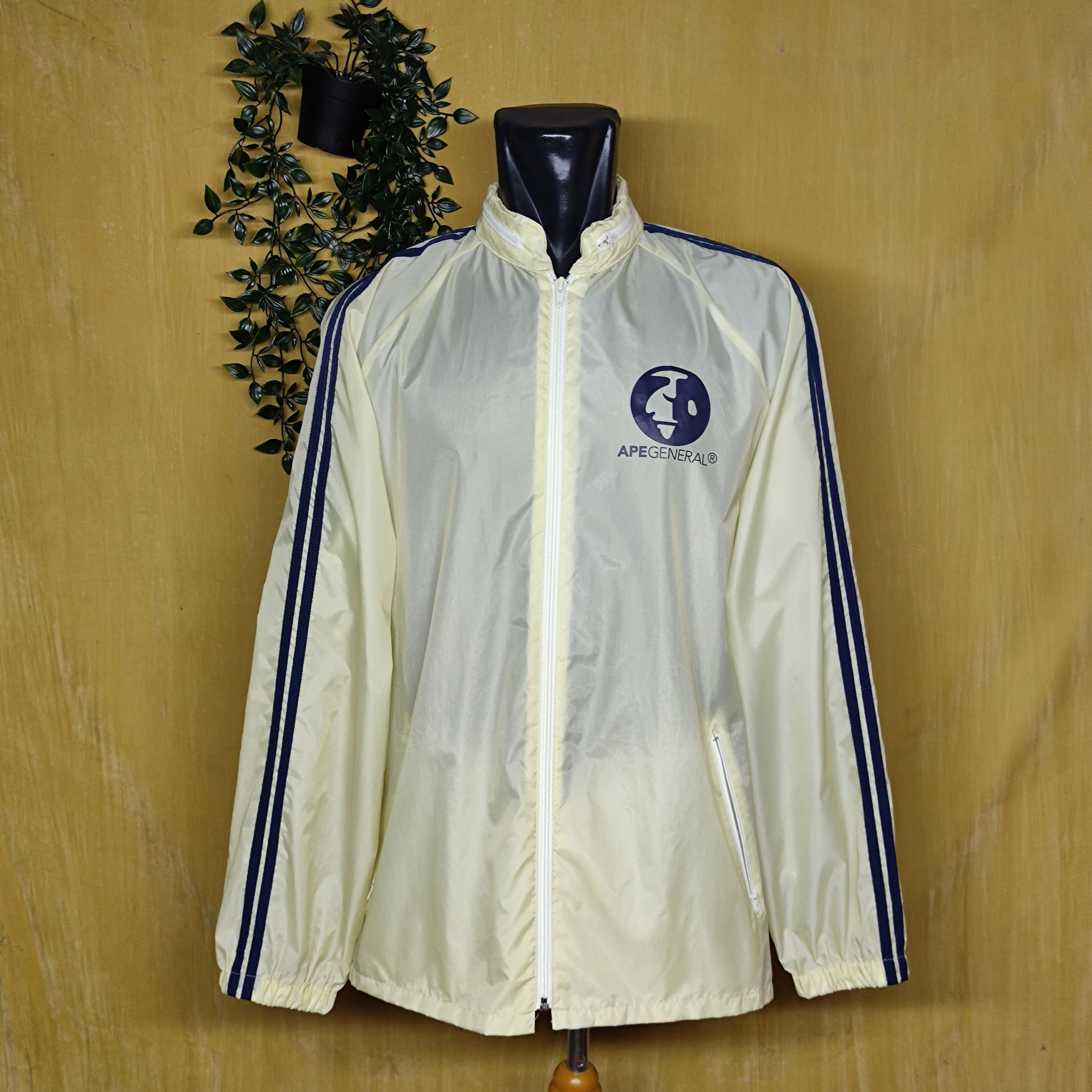 Bape × Vintage Vintage Bape Ape General nylon Jacket Size US XL / EU 56 / 4 - 1 Thumbnail