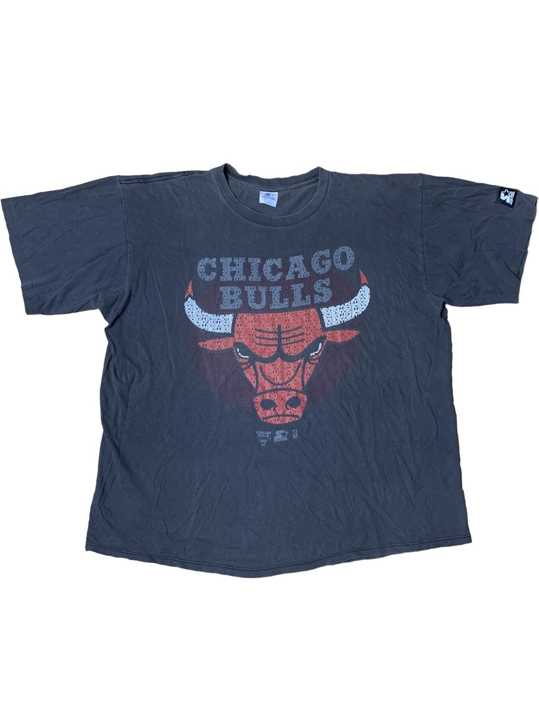 NBA Starter Made in USA Vintage Chicago Bulls NBA Official Size US XL / EU 56 / 4 - 1 Thumbnail