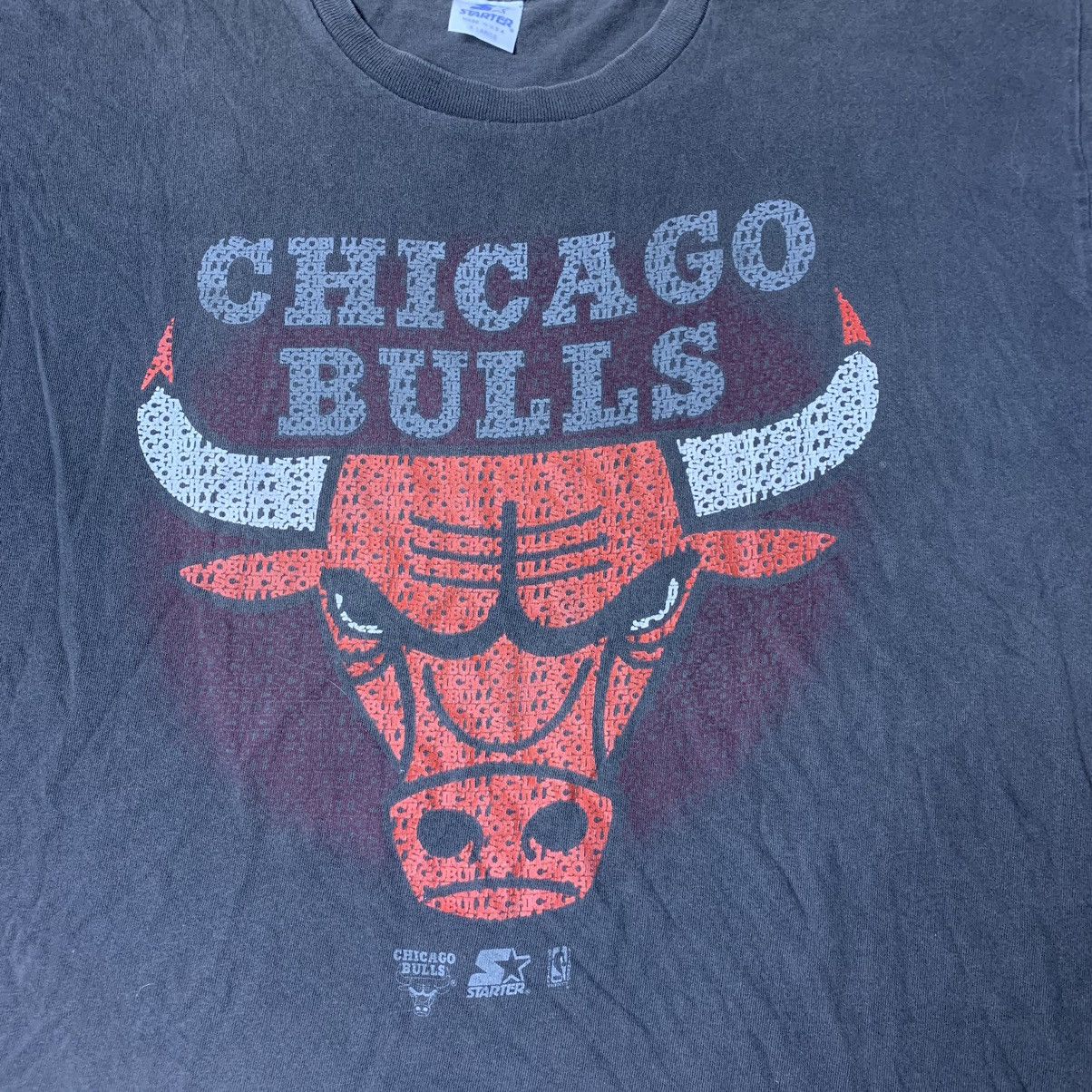 NBA Starter Made in USA Vintage Chicago Bulls NBA Official Size US XL / EU 56 / 4 - 2 Thumbnail