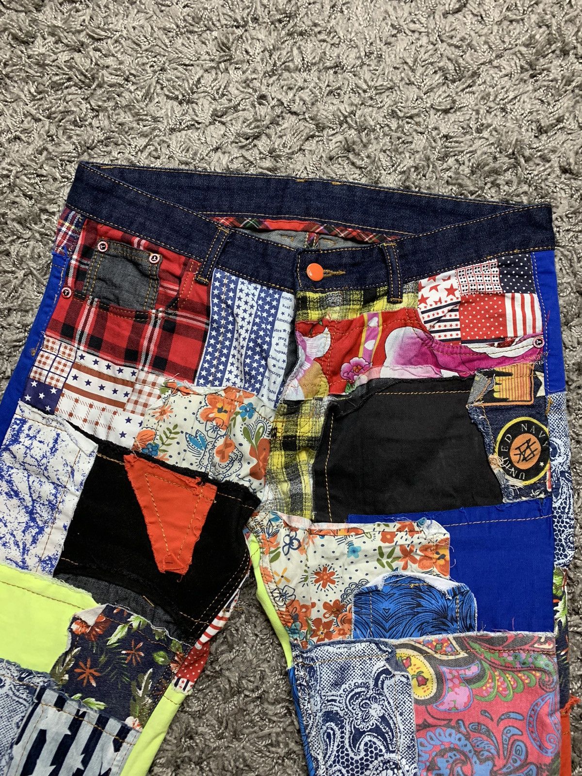 Handmade StreetWear Vintage Handmade Denim Pants Rare Size US 32 / EU 48 - 5 Thumbnail