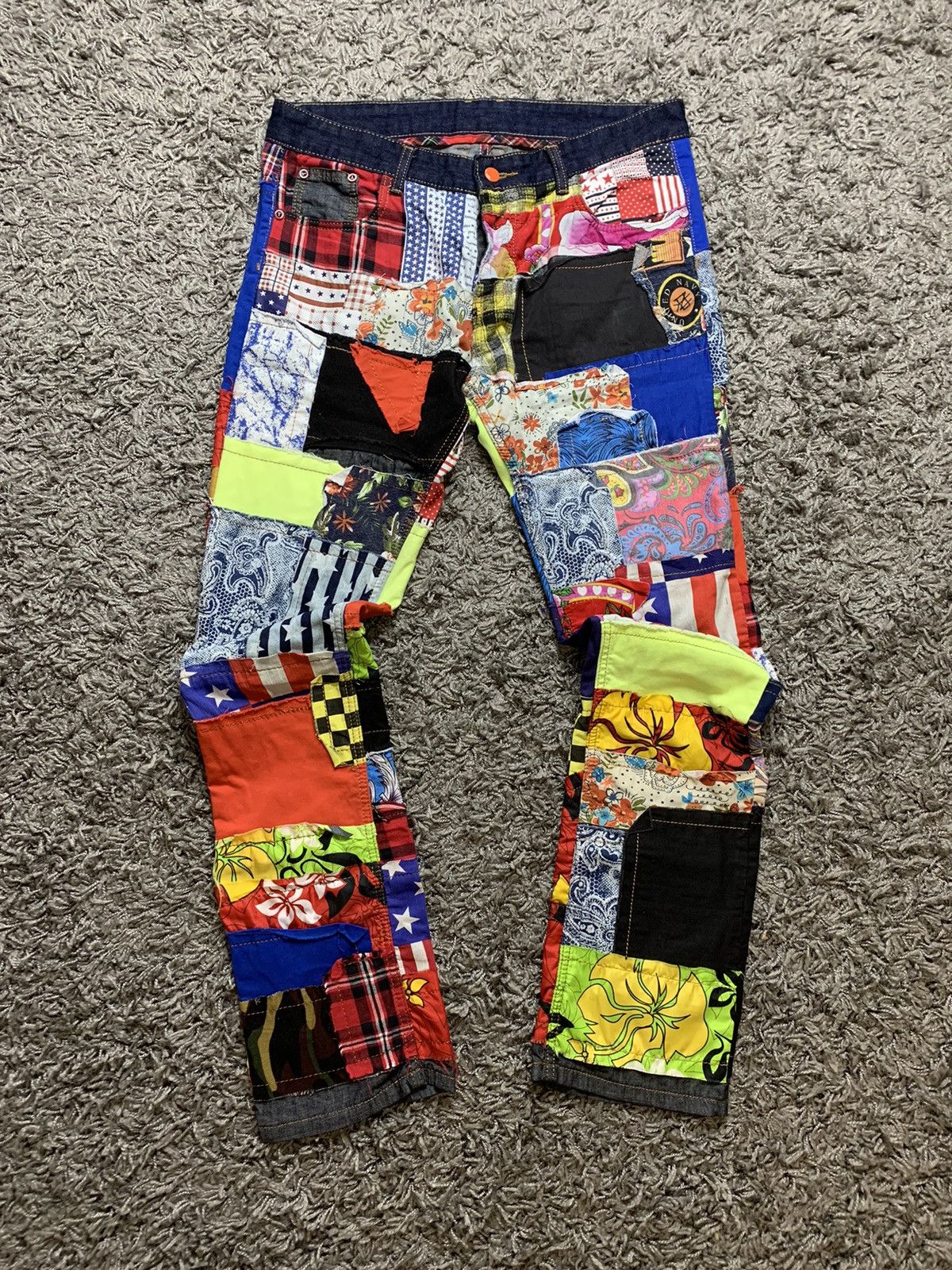 Handmade StreetWear Vintage Handmade Denim Pants Rare Size US 32 / EU 48 - 1 Thumbnail
