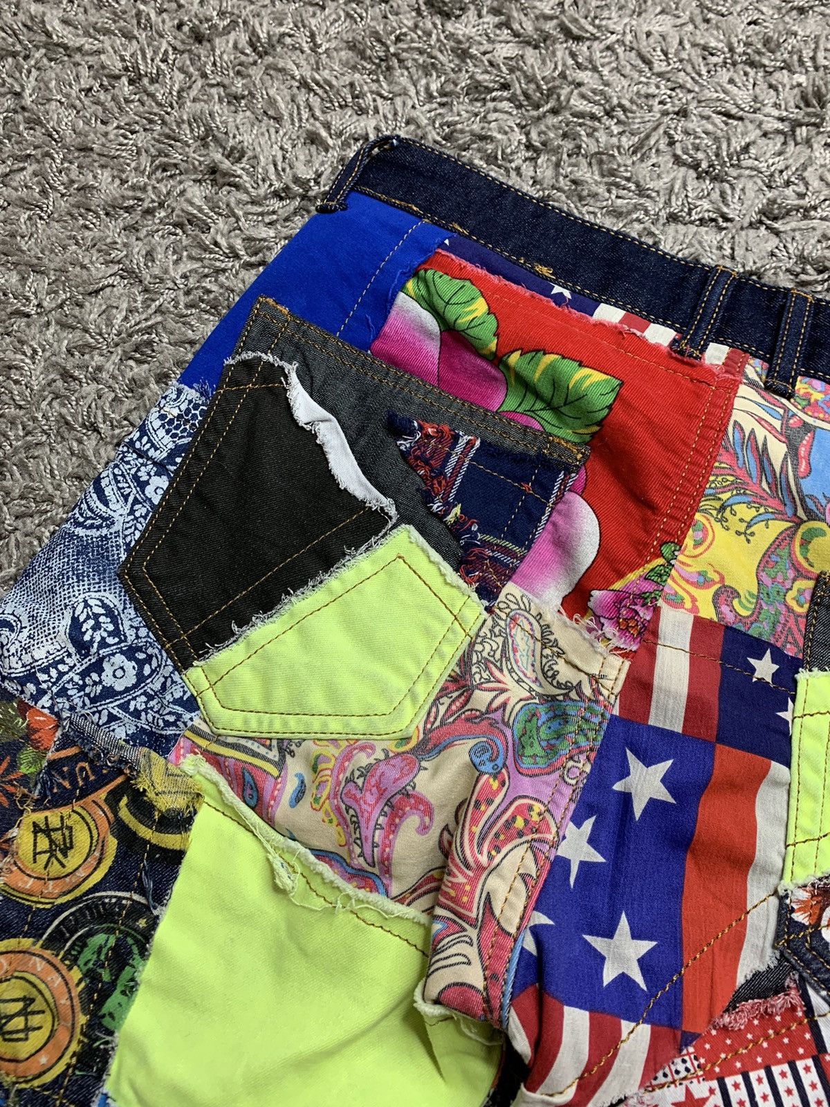Handmade StreetWear Vintage Handmade Denim Pants Rare Size US 32 / EU 48 - 9 Thumbnail