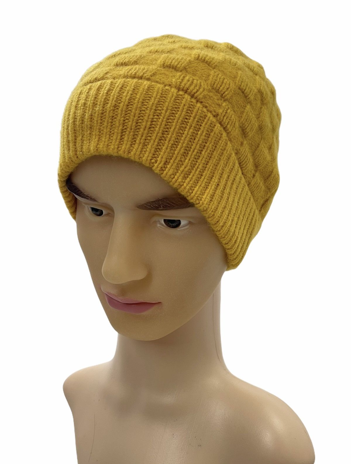 image of Undercover x Uniqlo Winter Beanie in Yellow, Men's