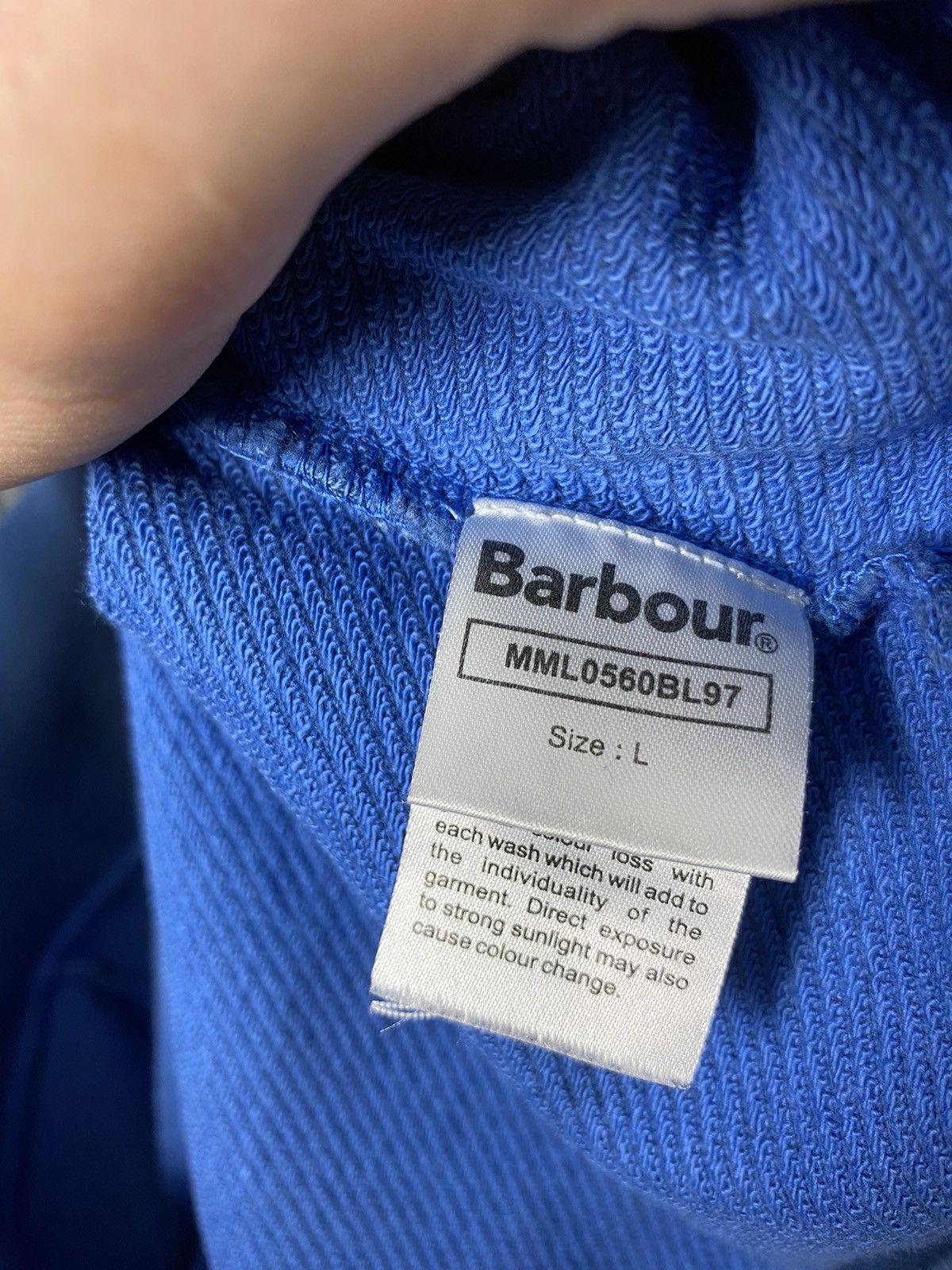 Barbour × Vintage Barbour International Streetwear Sweatshirt Size L Size US L / EU 52-54 / 3 - 4 Thumbnail