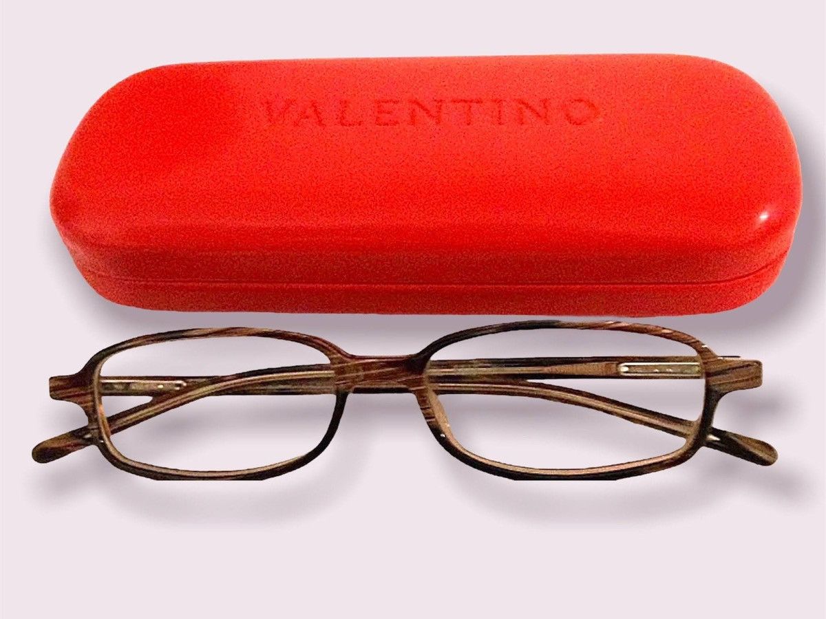 Valentino Valentino Eyeglasses Frames Vintage Glasses + Case Size ONE SIZE - 3 Thumbnail