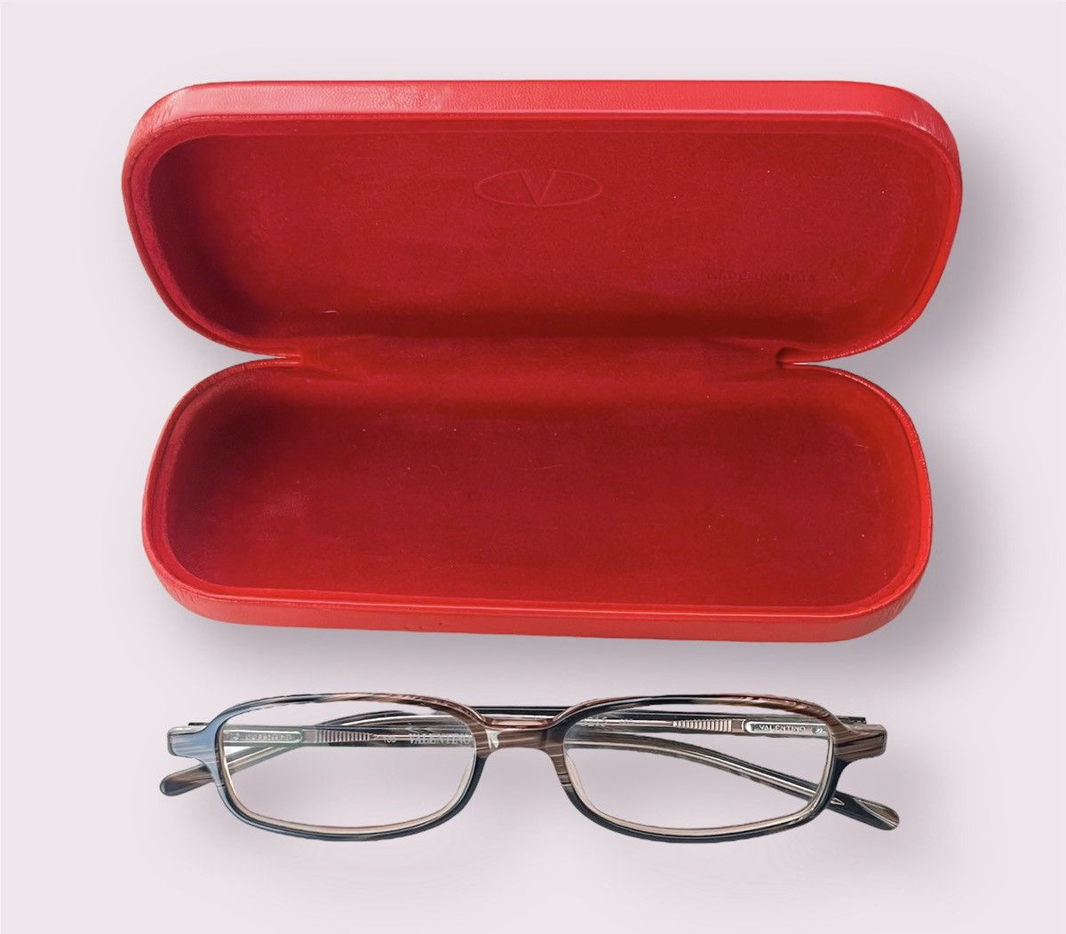 Valentino Valentino Eyeglasses Frames Vintage Glasses + Case Size ONE SIZE - 4 Thumbnail