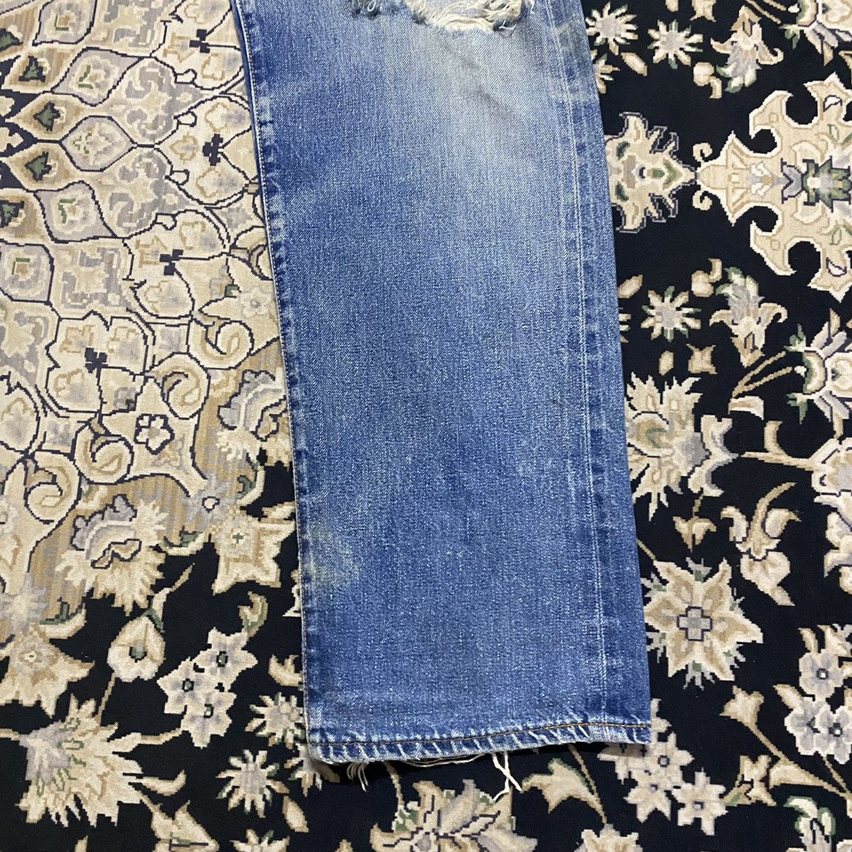 Levi's Vintage 90s Levis 501 Big E Redline Jeans Distressed Size US 33 - 10 Thumbnail