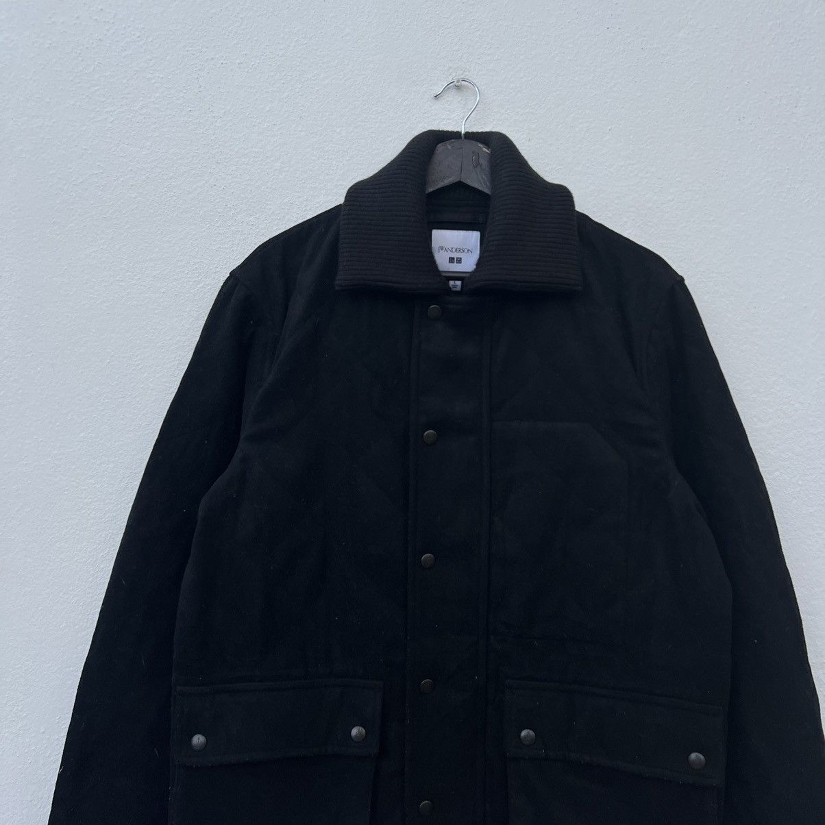Japanese Brand ICONIC ULTIMATE BLACK J.W ANDERSON UNIQLO JAPAN CARGO JACKET Size US L / EU 52-54 / 3 - 3 Thumbnail