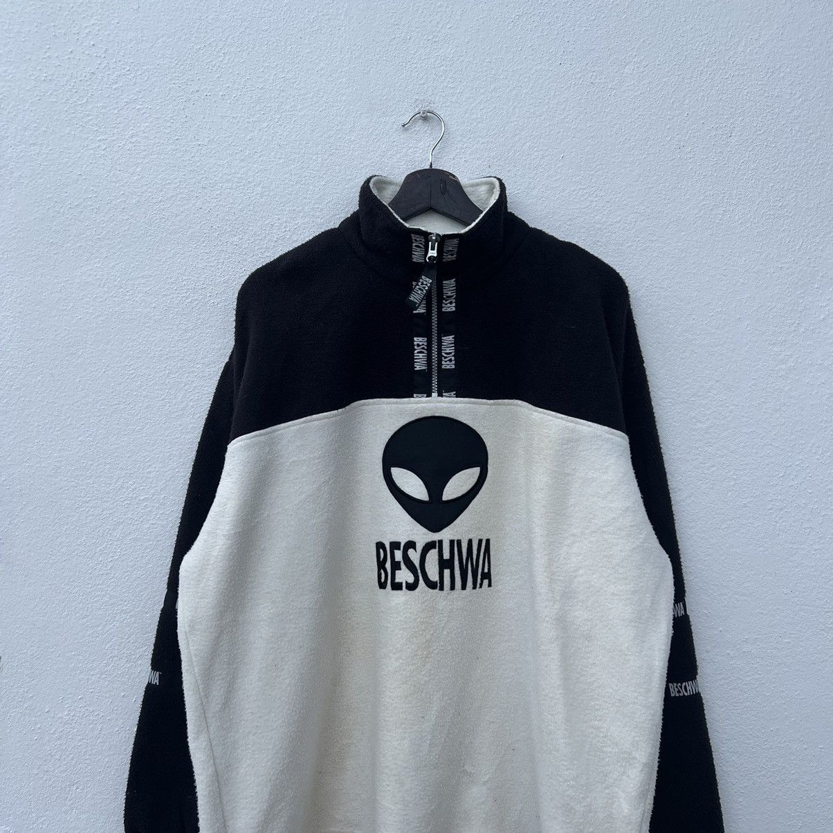 Japanese Brand VINTAGE BESCHWA NEVADA USA BIG LOGO FLEECE JACKET Size US L / EU 52-54 / 3 - 3 Thumbnail