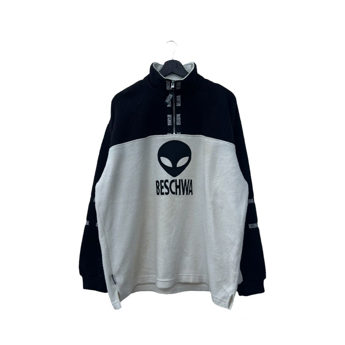 Japanese Brand VINTAGE BESCHWA NEVADA USA BIG LOGO FLEECE JACKET Size US L / EU 52-54 / 3 - 1 Thumbnail