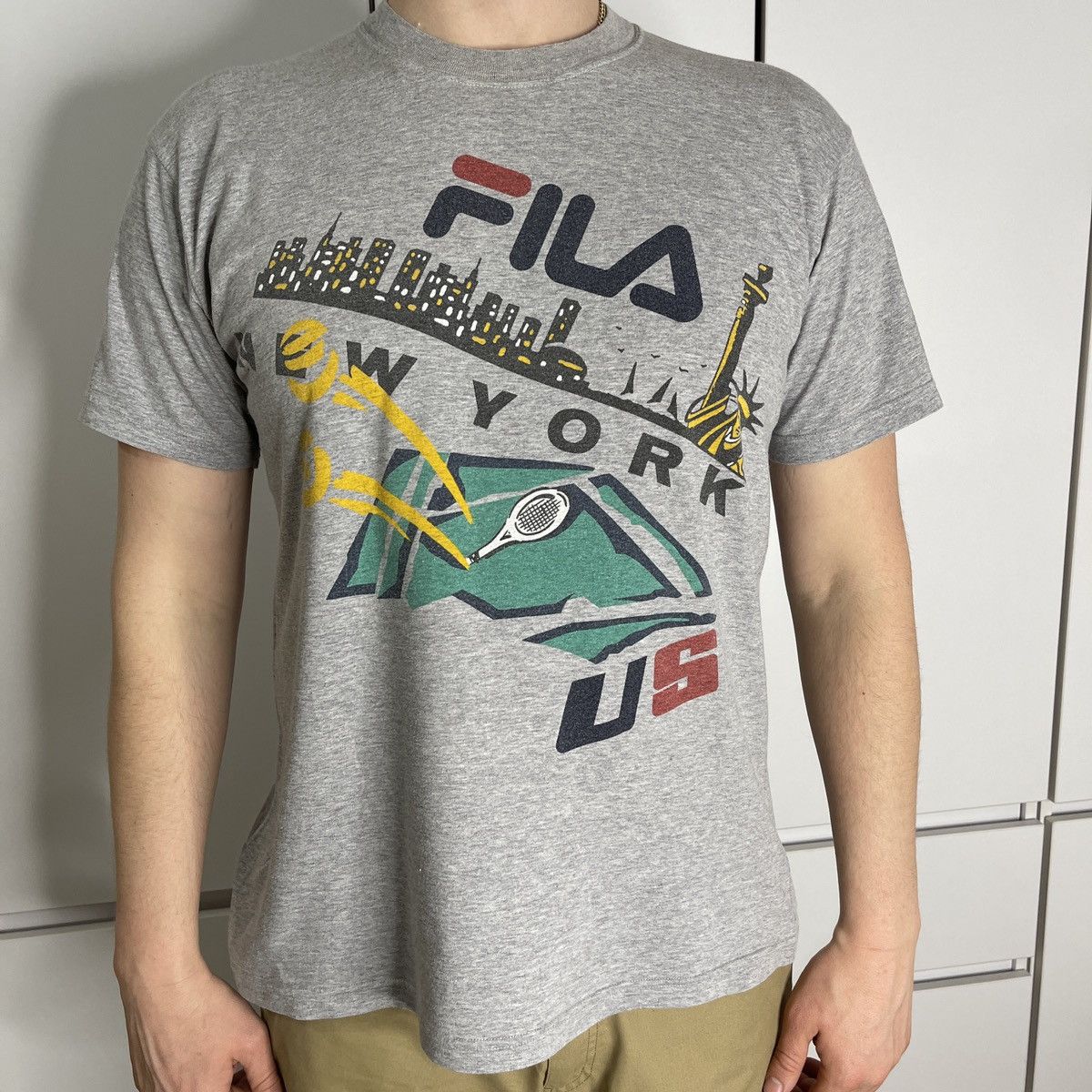 Fila Fila Made in Italy Vintage T-Shirt Rare Size US L / EU 52-54 / 3 - 1 Thumbnail