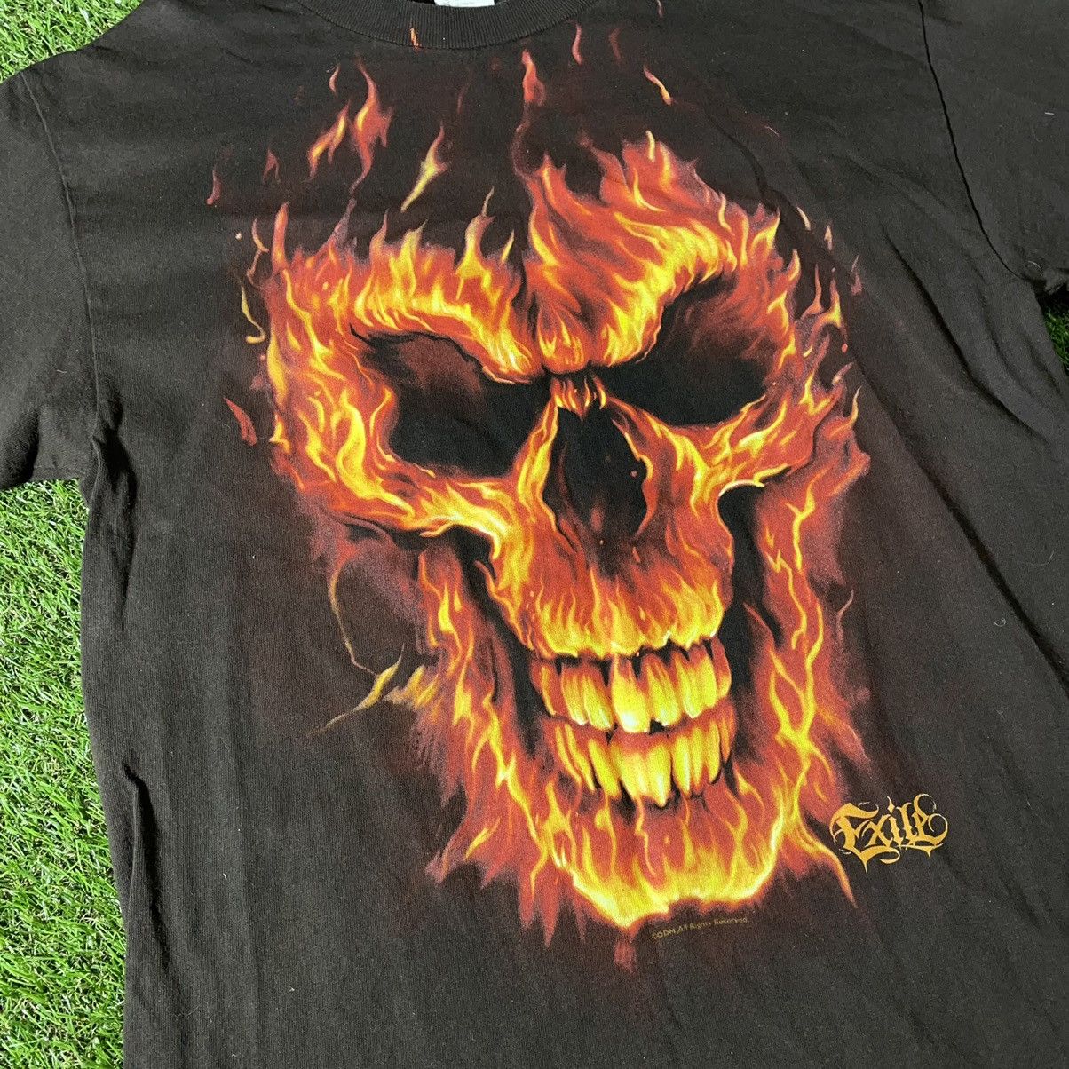 Band Tees Vintage Y2K Skulls Vamp Devil Dead Face Horror Print Tee Size US L / EU 52-54 / 3 - 4 Thumbnail