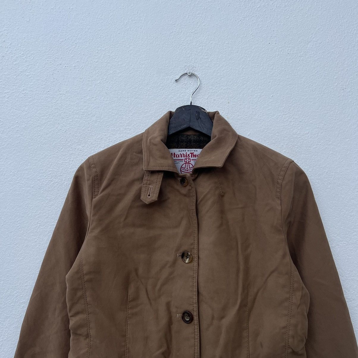 Harris Tweed VINTAGE HARRIS TWEED MACHEE CROPPED JACKET Size US M / EU 48-50 / 2 - 3 Thumbnail