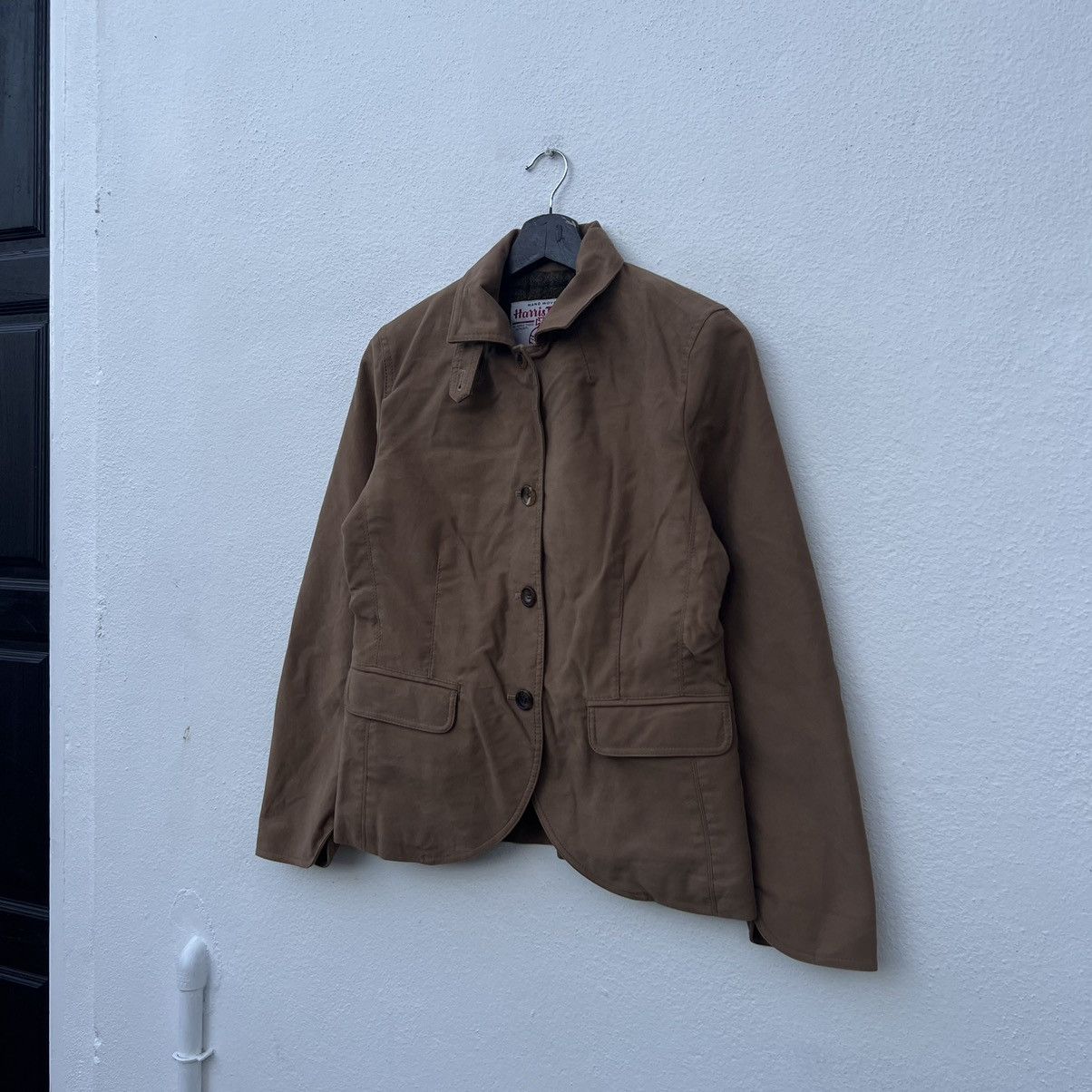 Harris Tweed VINTAGE HARRIS TWEED MACHEE CROPPED JACKET Size US M / EU 48-50 / 2 - 2 Thumbnail