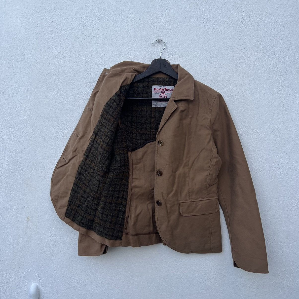 Harris Tweed VINTAGE HARRIS TWEED MACHEE CROPPED JACKET Size US M / EU 48-50 / 2 - 8 Thumbnail