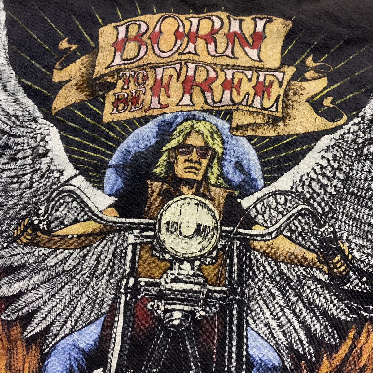 Band Tees Vintage Born to be Free Band Tees Rock Size US XL / EU 56 / 4 - 3 Thumbnail