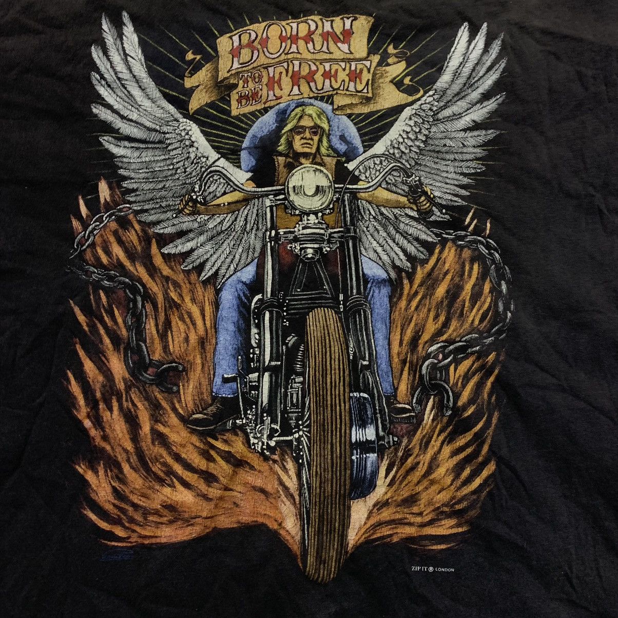 Band Tees Vintage Born to be Free Band Tees Rock Size US XL / EU 56 / 4 - 2 Thumbnail