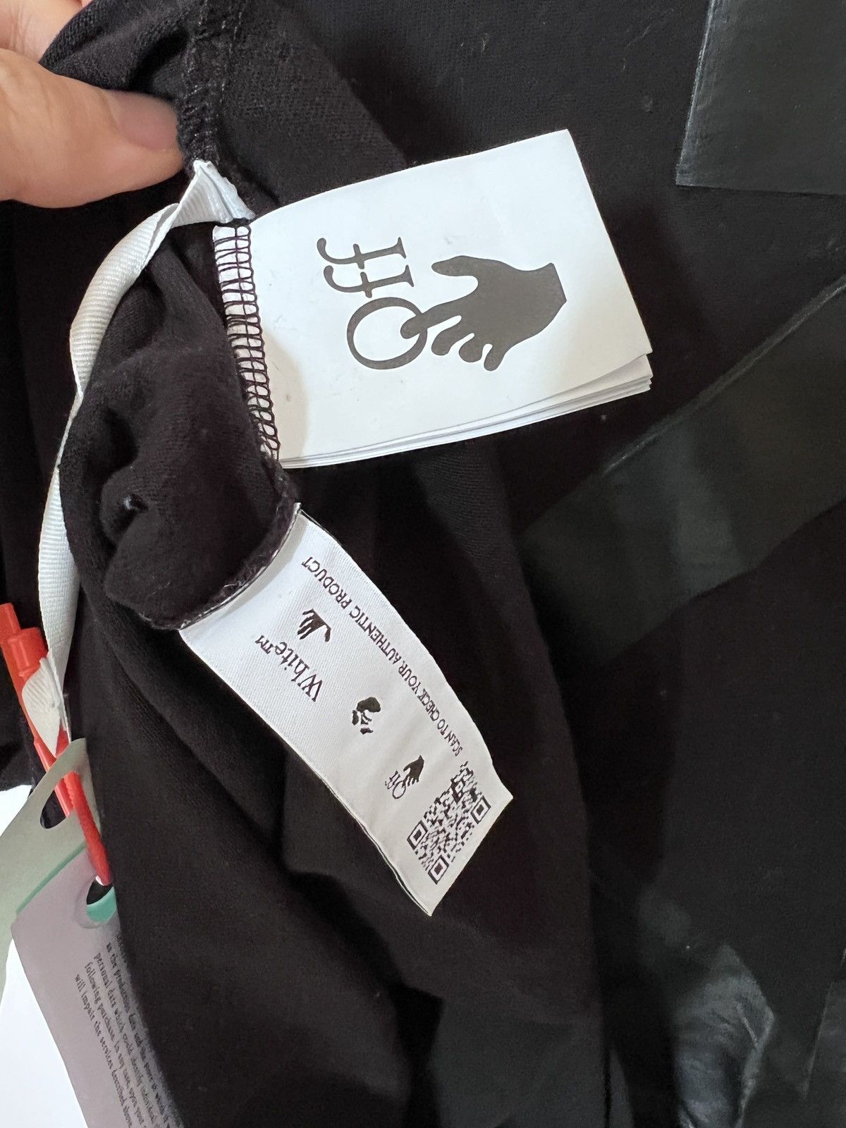 Off-White Off white rubber arrow black t shirt Size US M / EU 48-50 / 2 - 5 Thumbnail