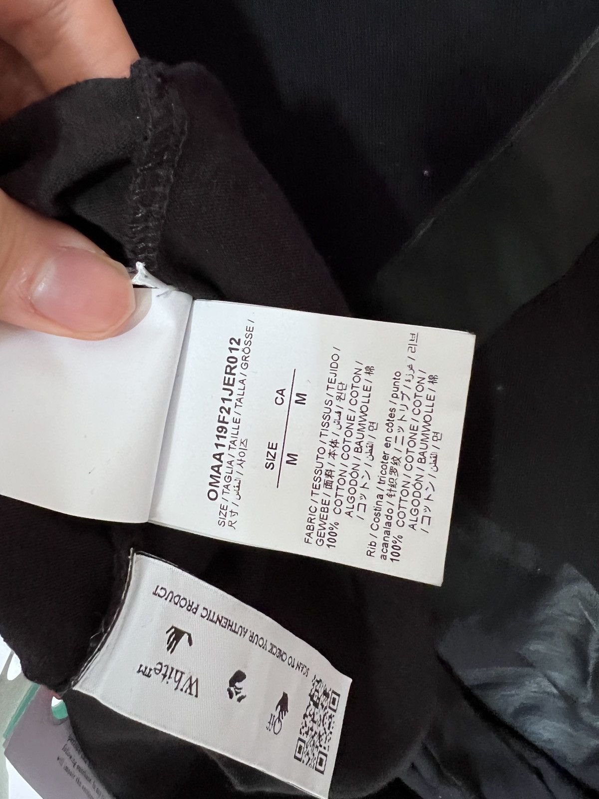 Off-White Off white rubber arrow black t shirt Size US M / EU 48-50 / 2 - 6 Thumbnail