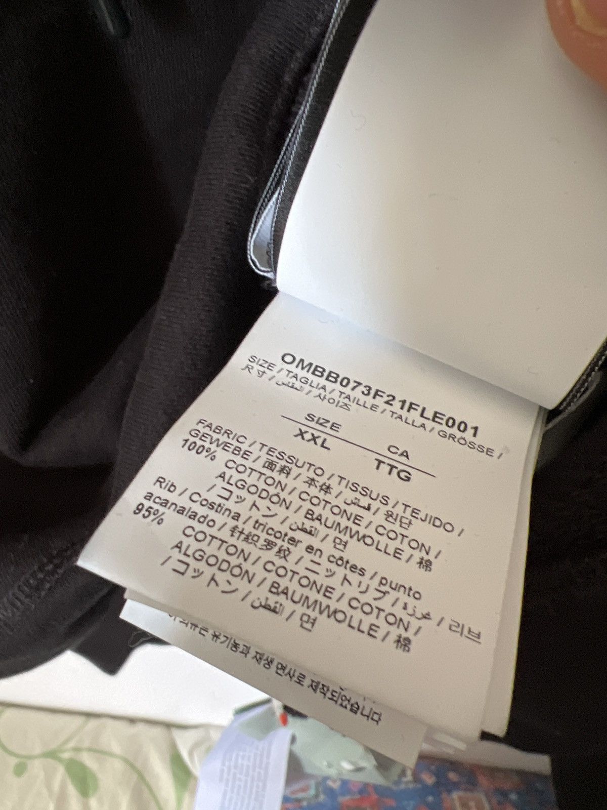 Off-White Off-White Tornado Arrow Hoodie Black Size US XXL / EU 58 / 5 - 7 Thumbnail