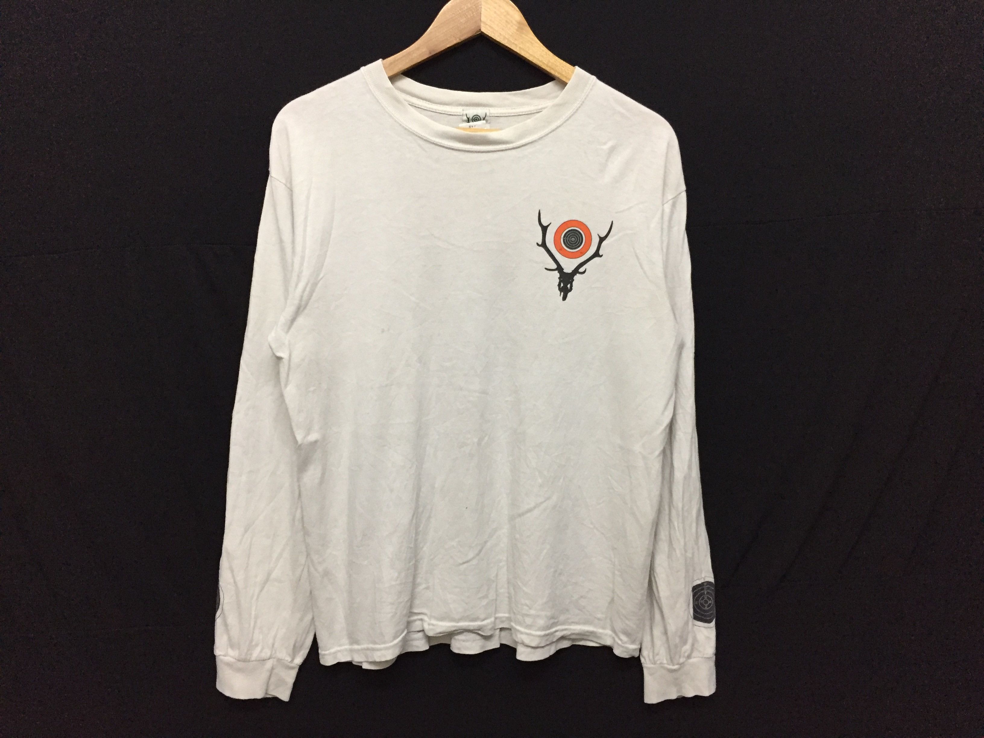 Needles × Nepenthes × South2 West8 iconic target logo long sleeve shirt Size US M / EU 48-50 / 2 - 5 Thumbnail