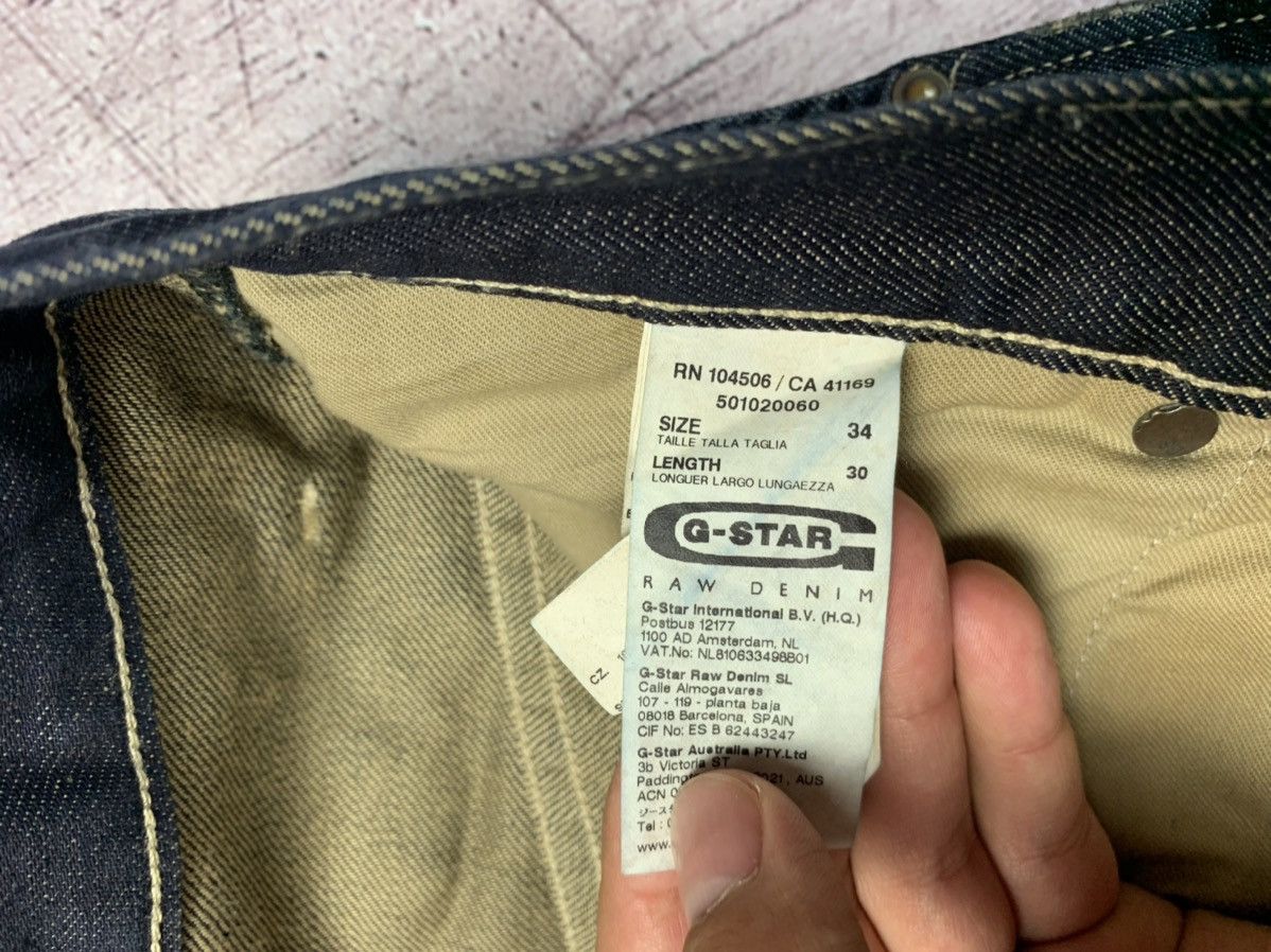 G-Star × Vintage Vintage G Star Denim Jeans Size US 34 / EU 50 - 11 Thumbnail
