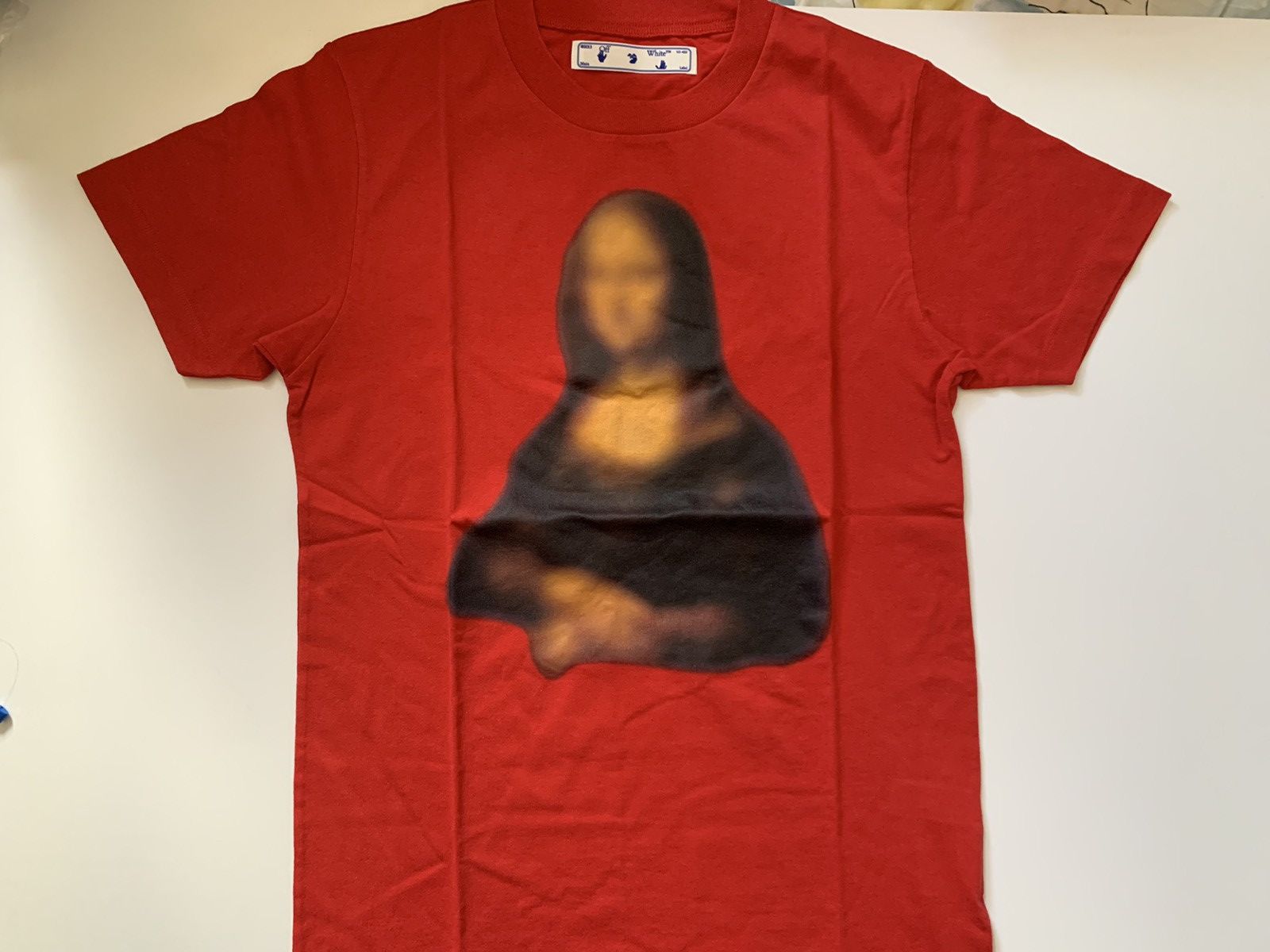 Off-White Off white blurred Mona Lisa shirt sleeve t shirt Size US S / EU 44-46 / 1 - 1 Thumbnail