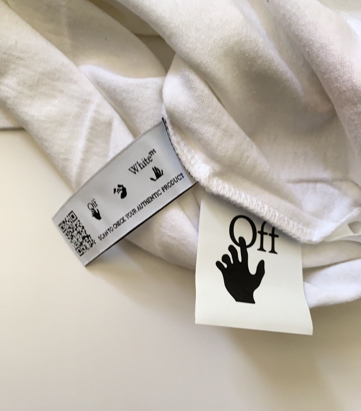 Off-White Off white OFFF slim shirt sleeve t shirt Size US XL / EU 56 / 4 - 6 Thumbnail