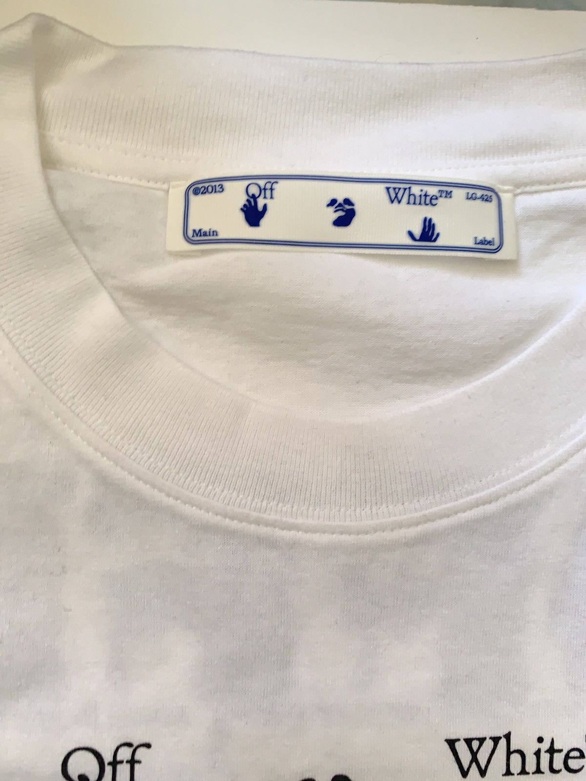 Off-White Off white OFFF slim shirt sleeve t shirt Size US XL / EU 56 / 4 - 3 Thumbnail