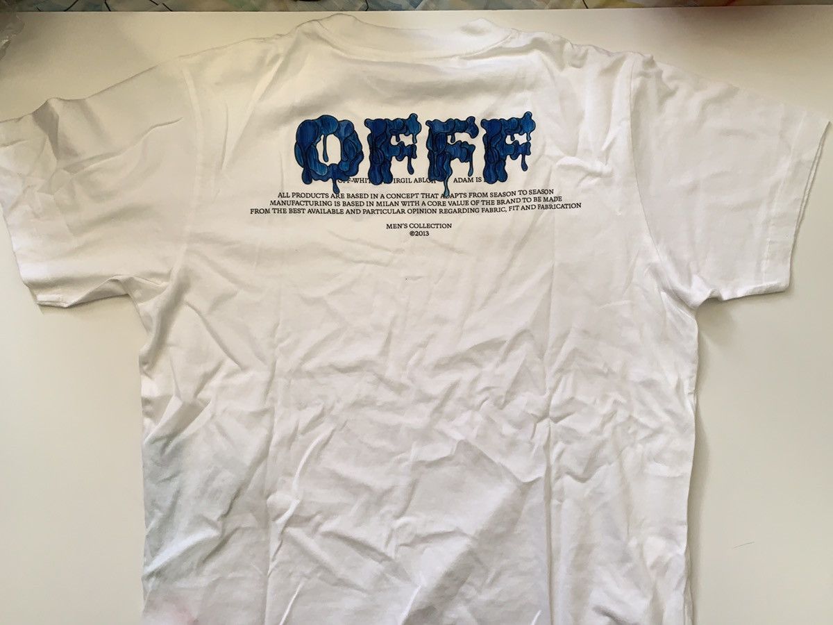 Pre-owned Off-white Offf Slim Shirt Sleeve T Shirt In White