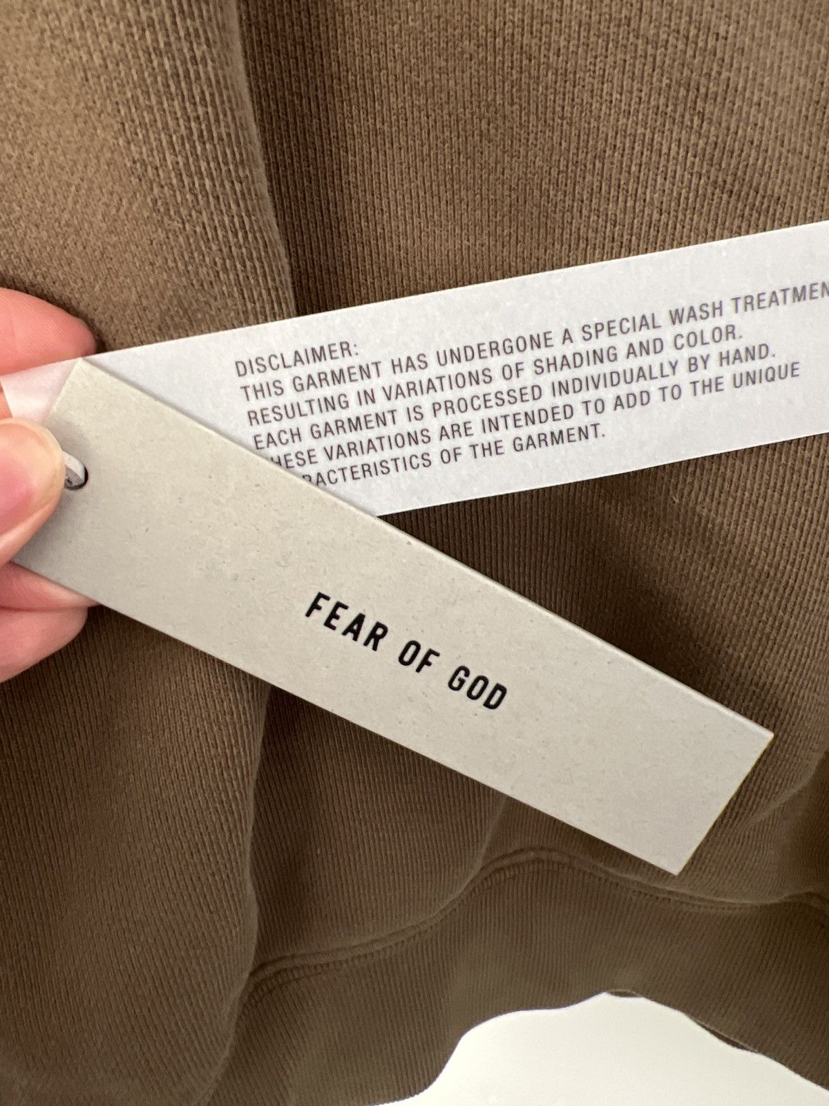 Fear of god vintage inspired crewneck sweatshirt