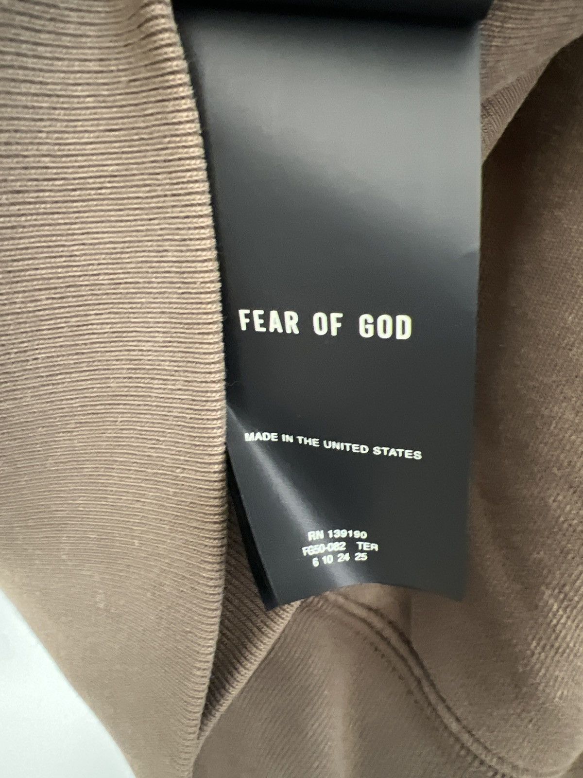Fear of god vintage inspired crewneck sweatshirt