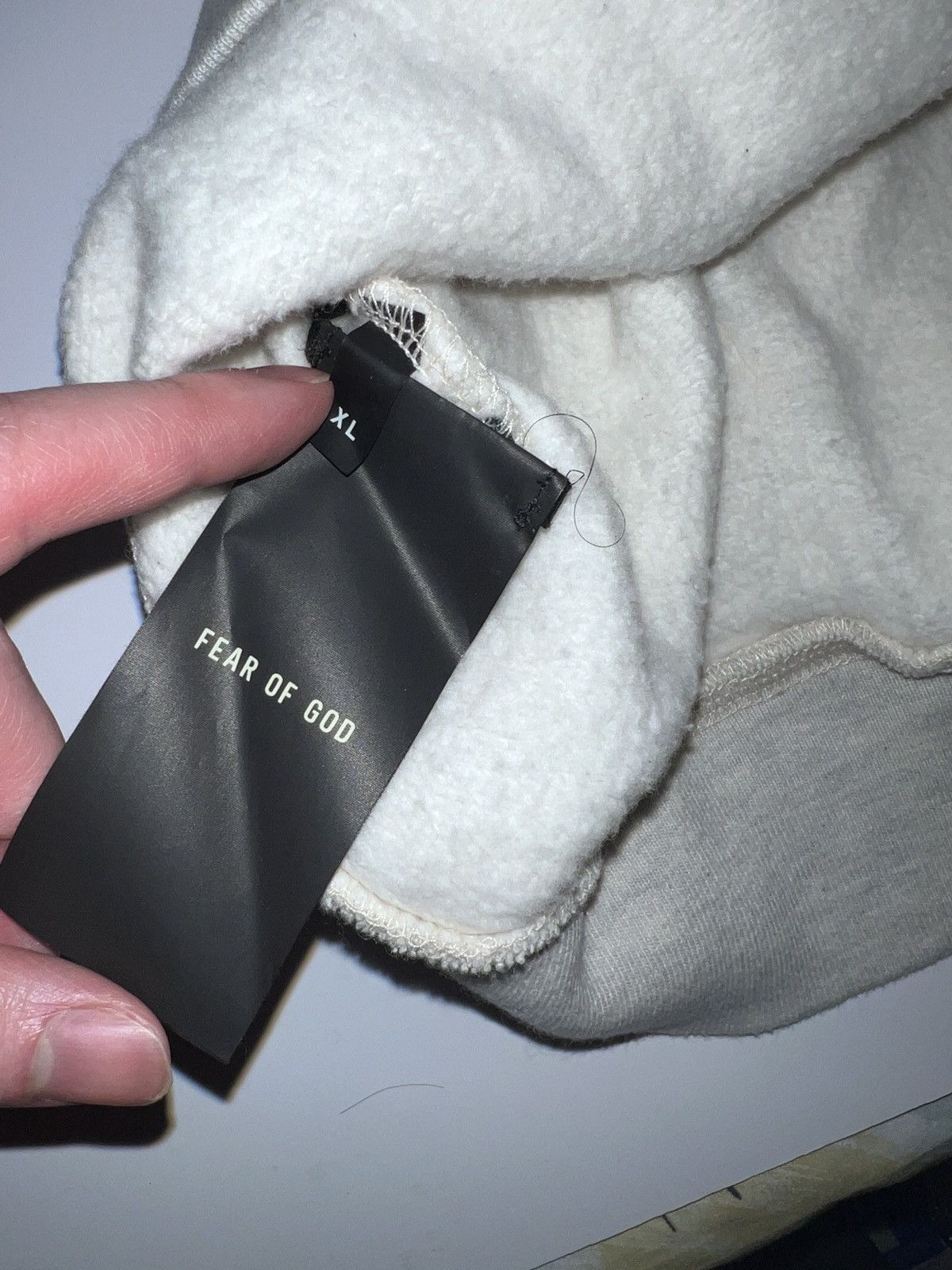 Fear of God Fear of god seven collection baseball hoodie cream Size US XL / EU 56 / 4 - 6 Thumbnail