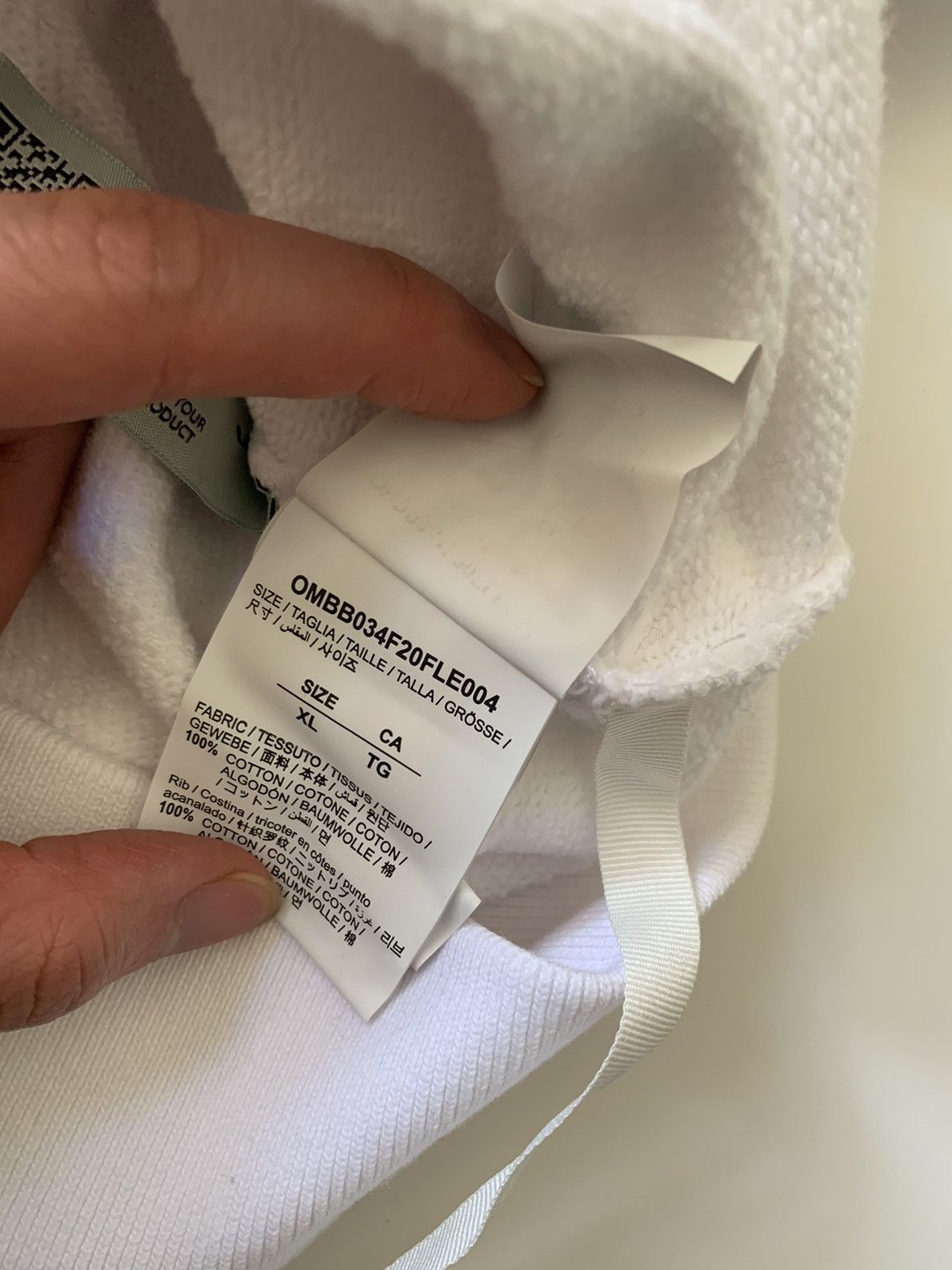 Off-White Off white pascal arrow slim fit hoodie Size US XL / EU 56 / 4 - 6 Thumbnail
