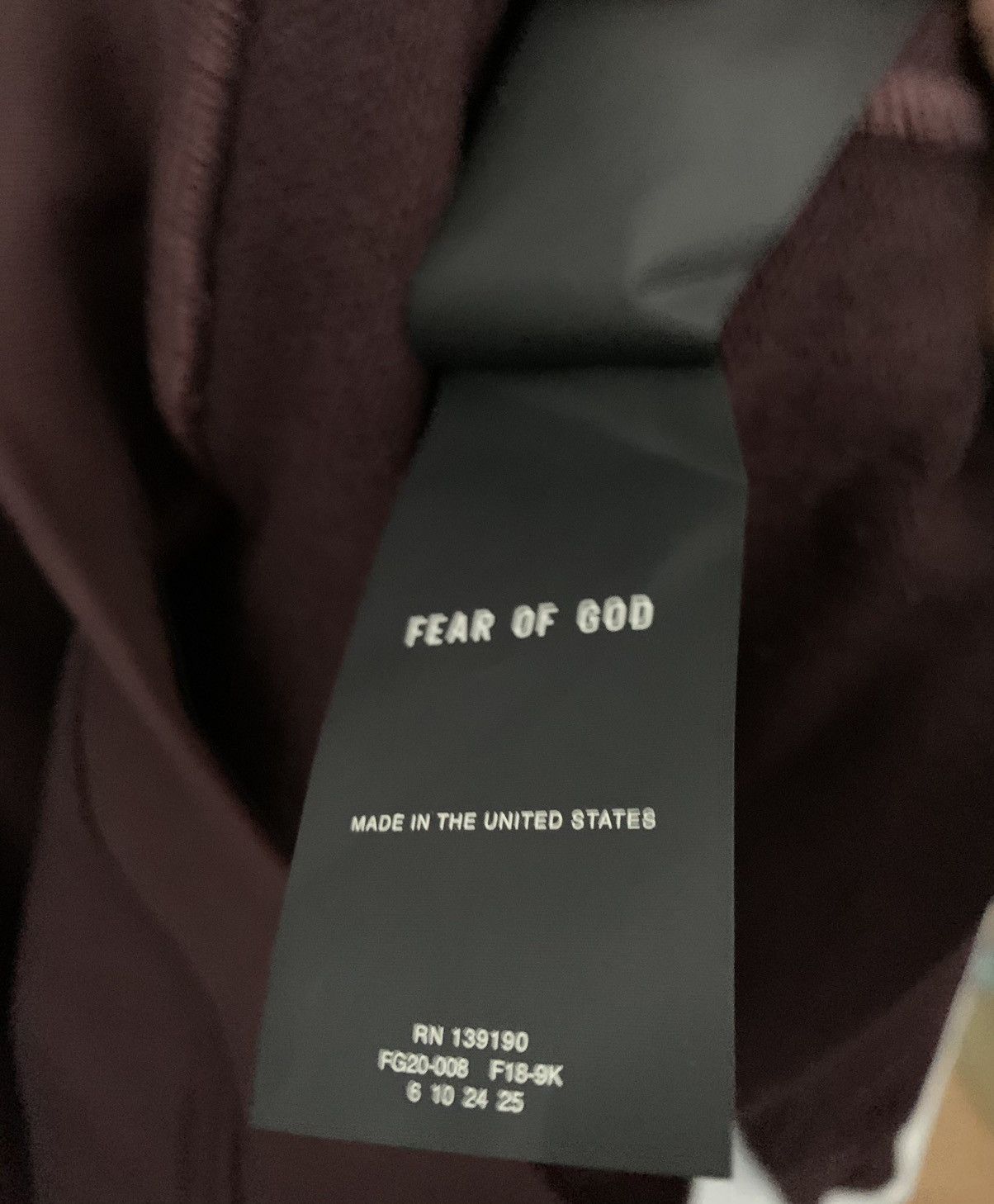 Fear of God Fear of god everyday Henley Merlot Size US S / EU 44-46 / 1 - 7 Thumbnail