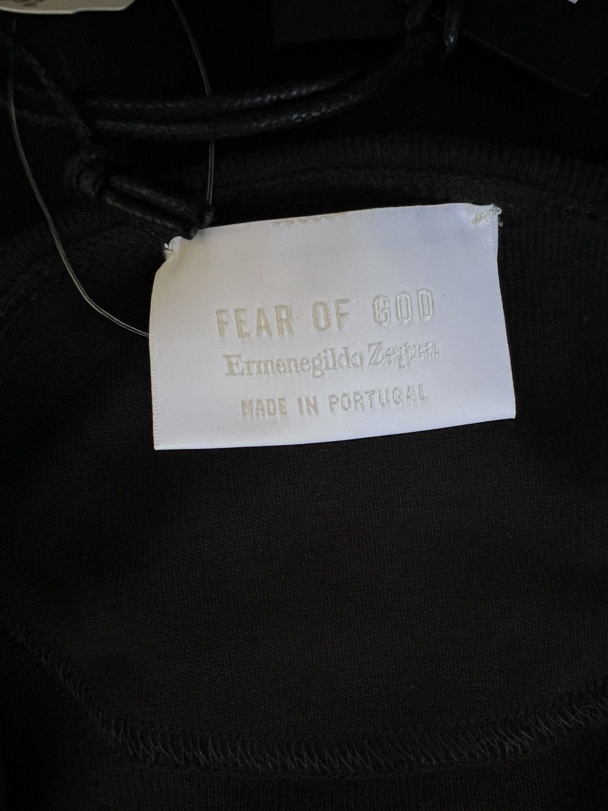 Ermenegildo Zegna × Fear of God Fear of god zegna cotton Henley black Size US XL / EU 56 / 4 - 3 Thumbnail