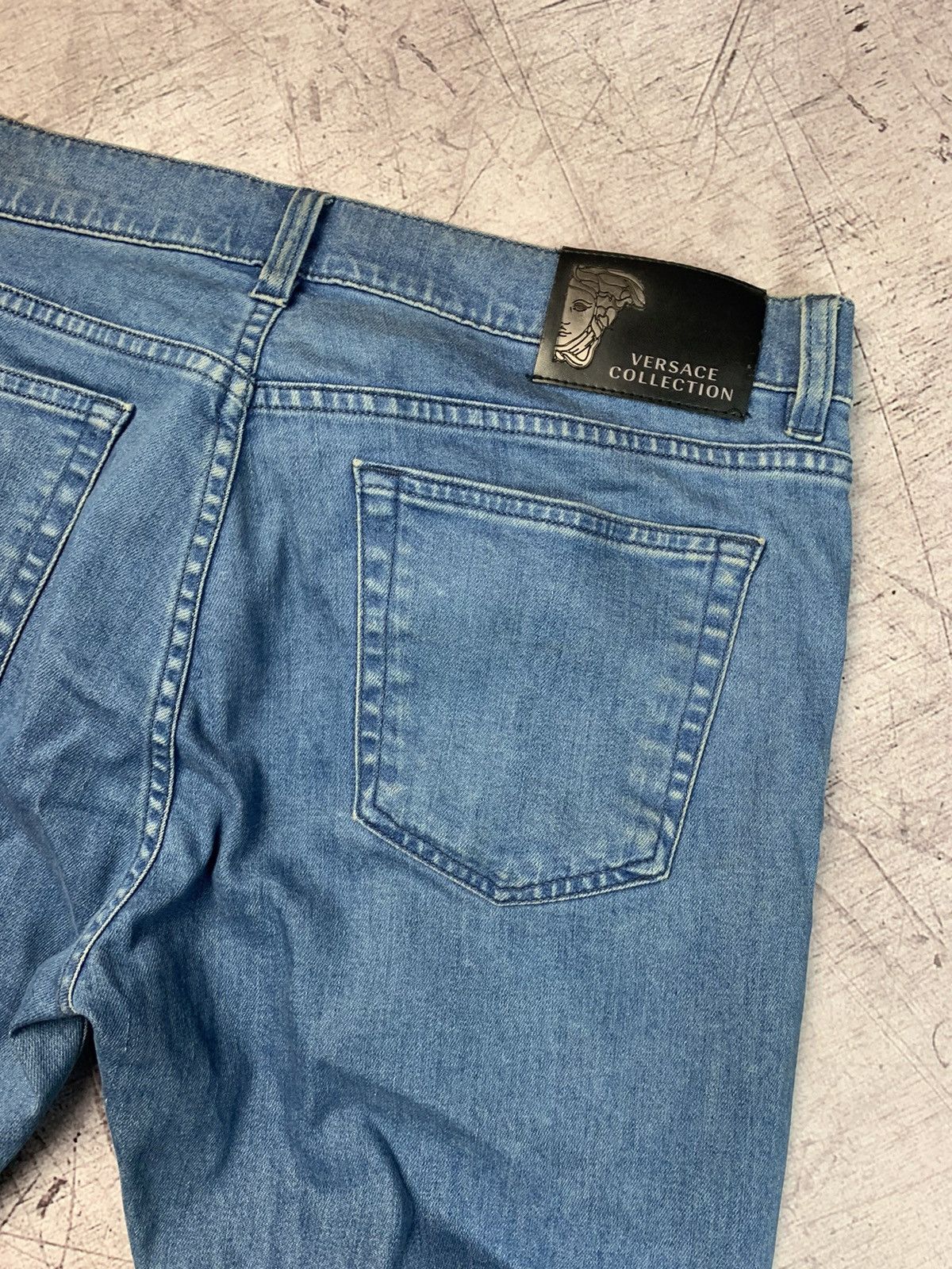Versace × Vintage Vintage Versace Mens Denim Blue Jeans Size US 34 / EU 50 - 10 Thumbnail