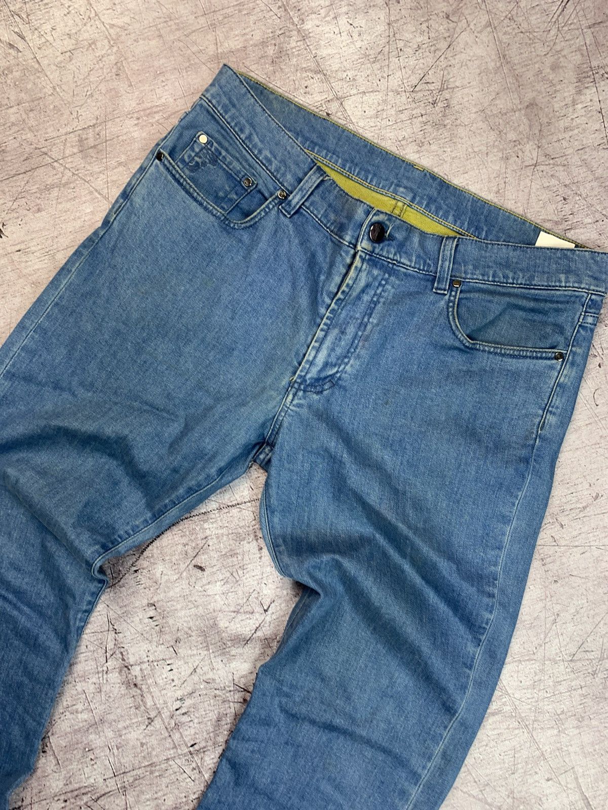 Versace × Vintage Vintage Versace Mens Denim Blue Jeans Size US 34 / EU 50 - 8 Thumbnail