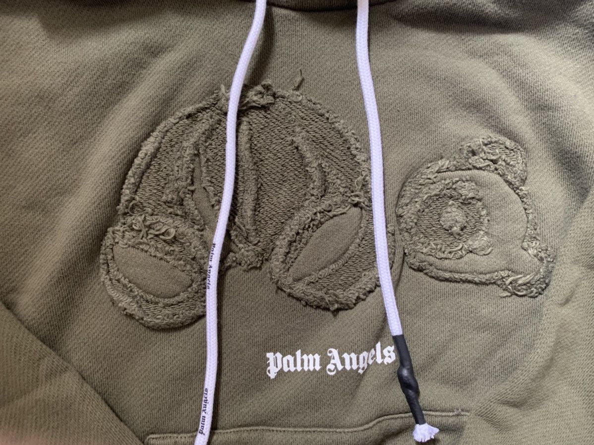 Palm Angels Military Green Kill The Bear Hoodie Size US XS / EU 42 / 0 - 2 Thumbnail