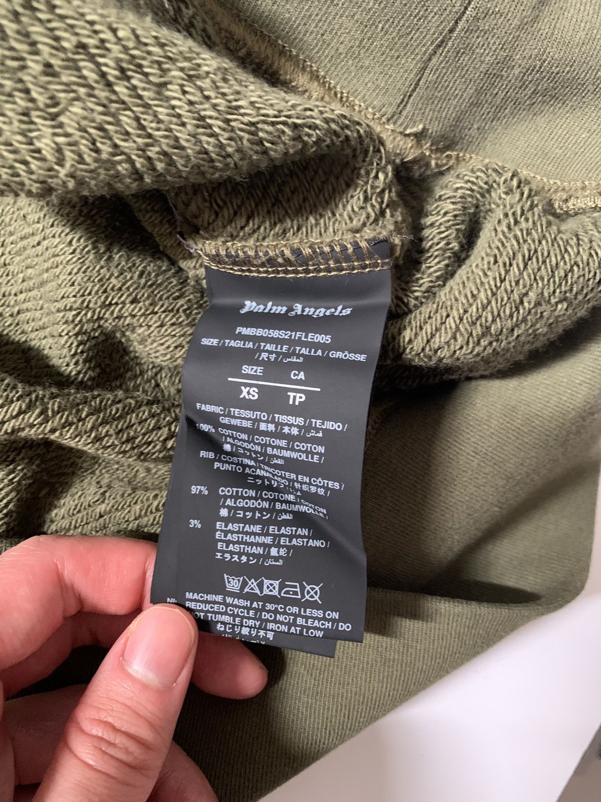 Palm Angels Military Green Kill The Bear Hoodie Size US XS / EU 42 / 0 - 5 Thumbnail