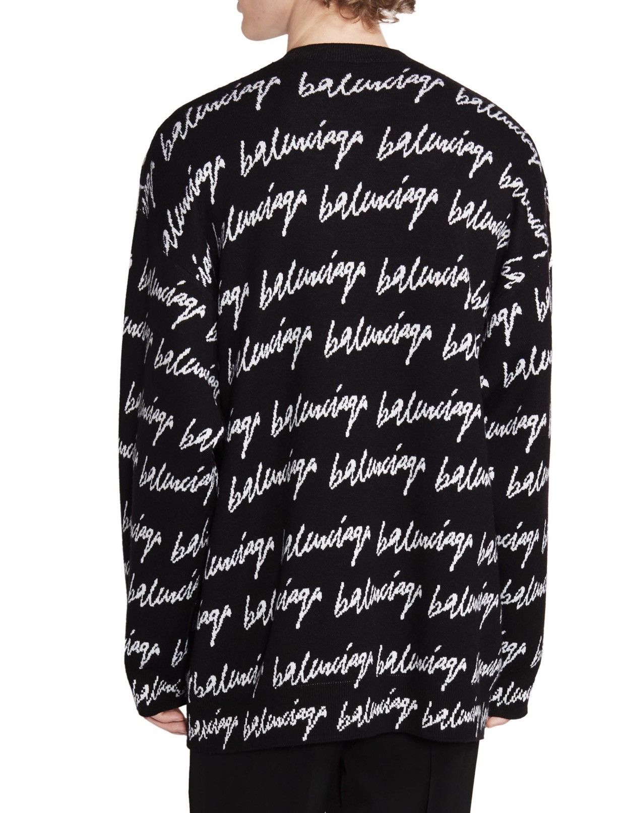 Balenciaga Balenciaga logo crewneck pullover Size US L / EU 52-54 / 3 - 2 Thumbnail